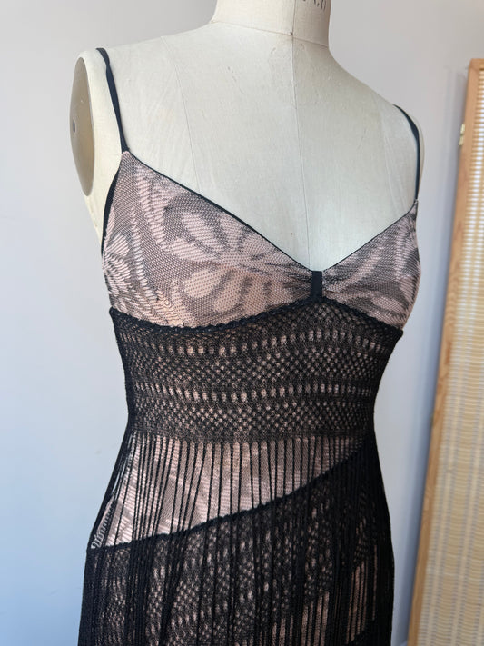 00s Missoni Fringe Asymmetrical Dress