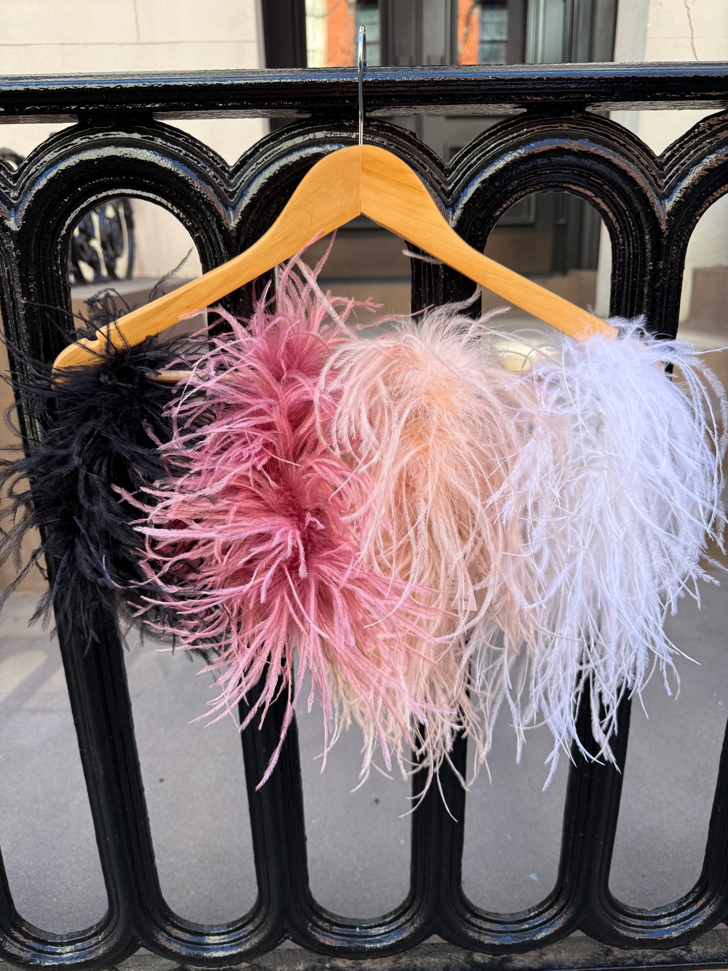 Ostrich Feather Cuffs