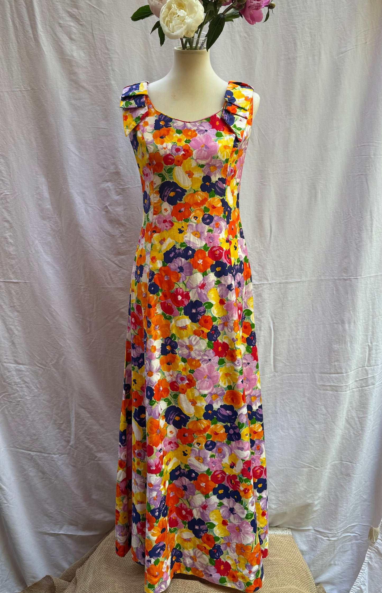 70s Lisa Cobb Saks Fifth Ave Dress, medium