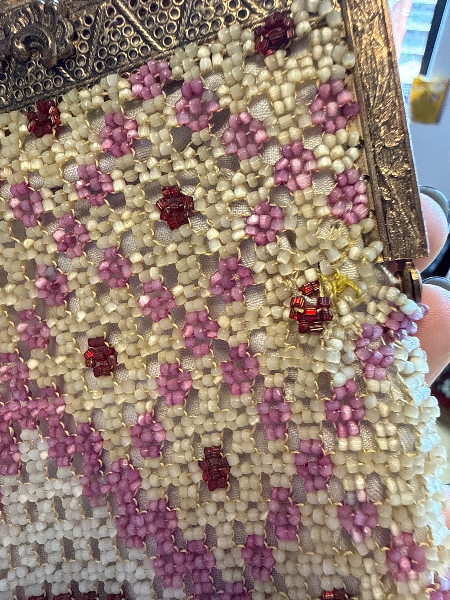 Antique "C" Beaded Bag