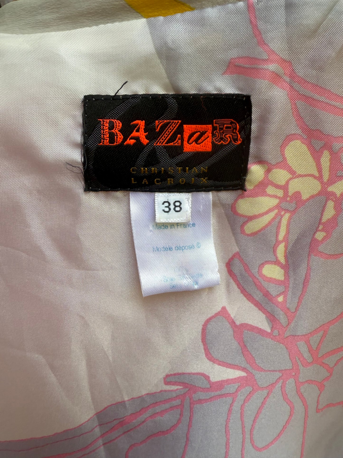 90s Christian Lacroix Bazar Multicolor Bomber