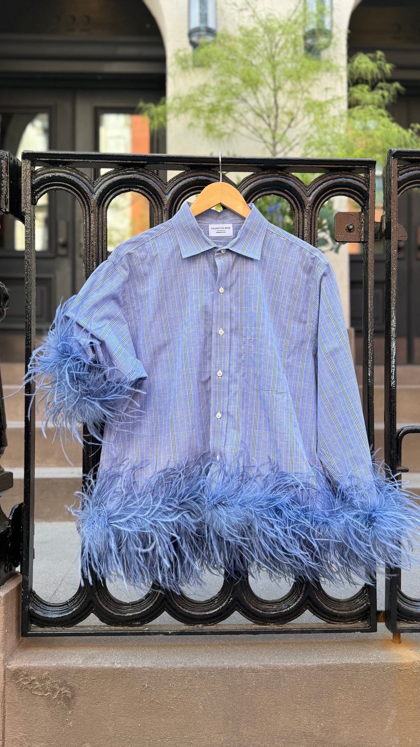 Colette - Blue Plaid & Denim