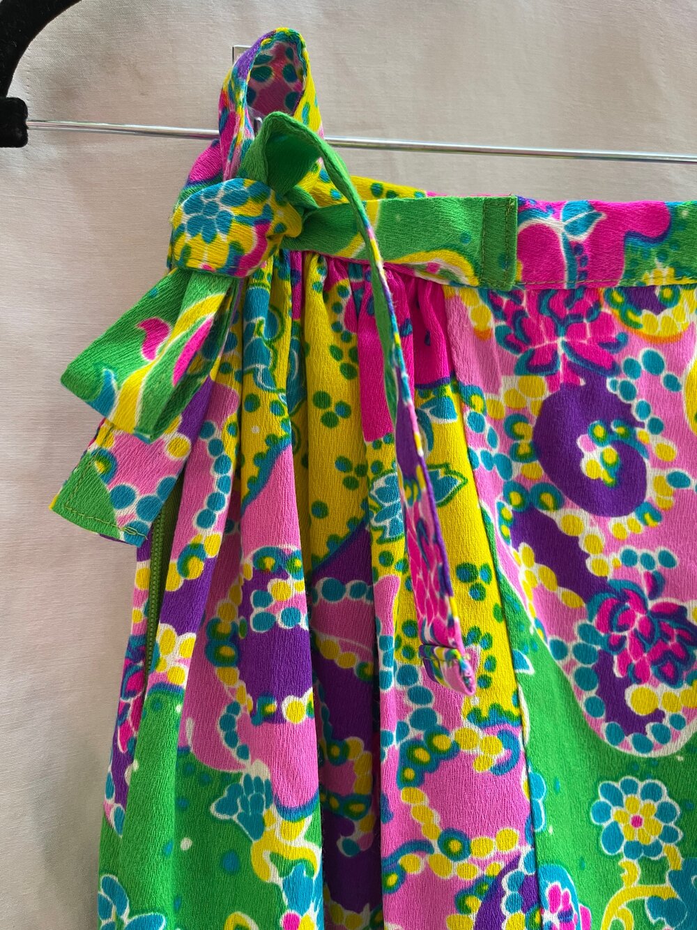 60s reworked skirt set, medium 27"
