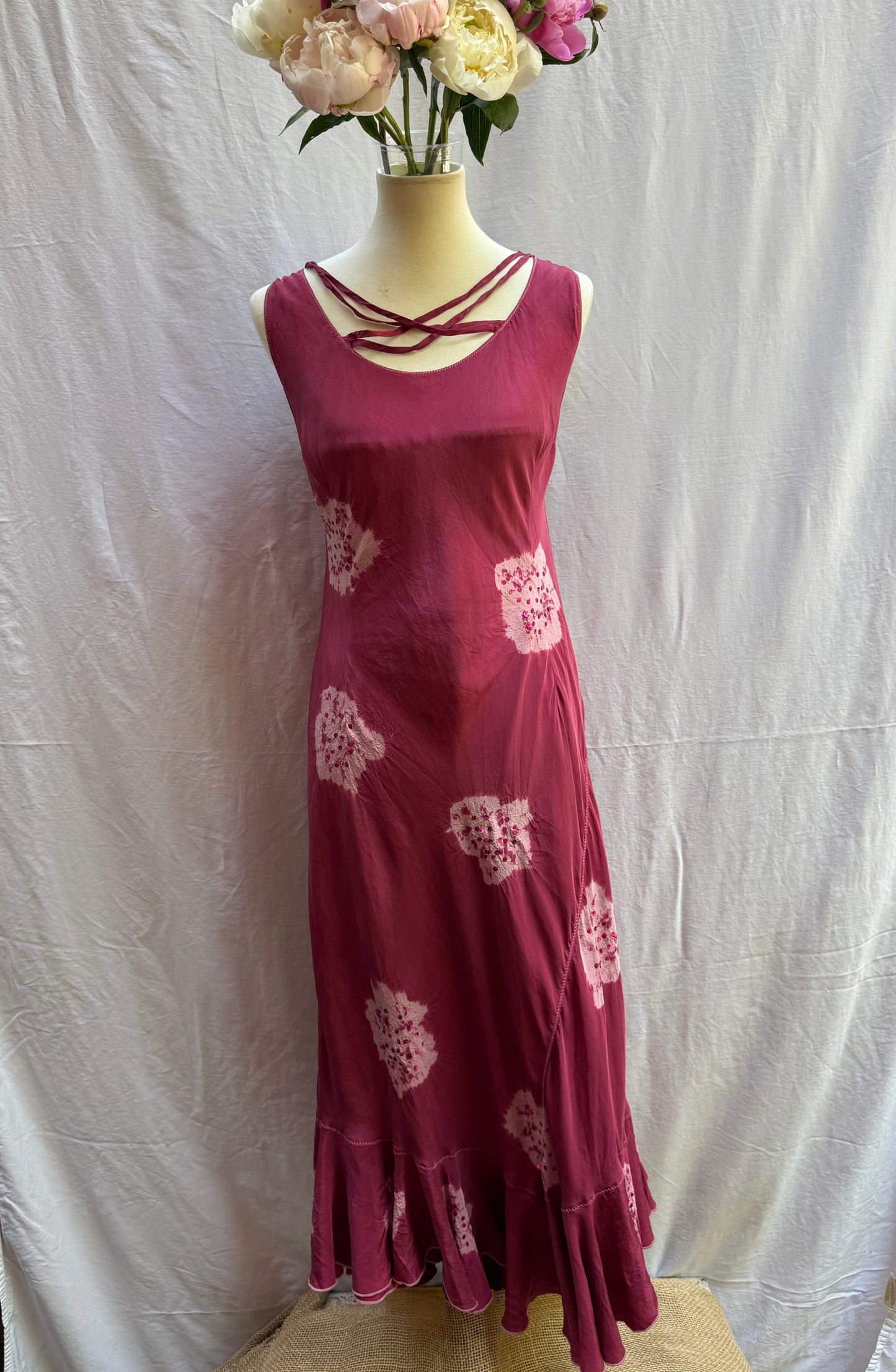 90s Italian Silk Maxi, large