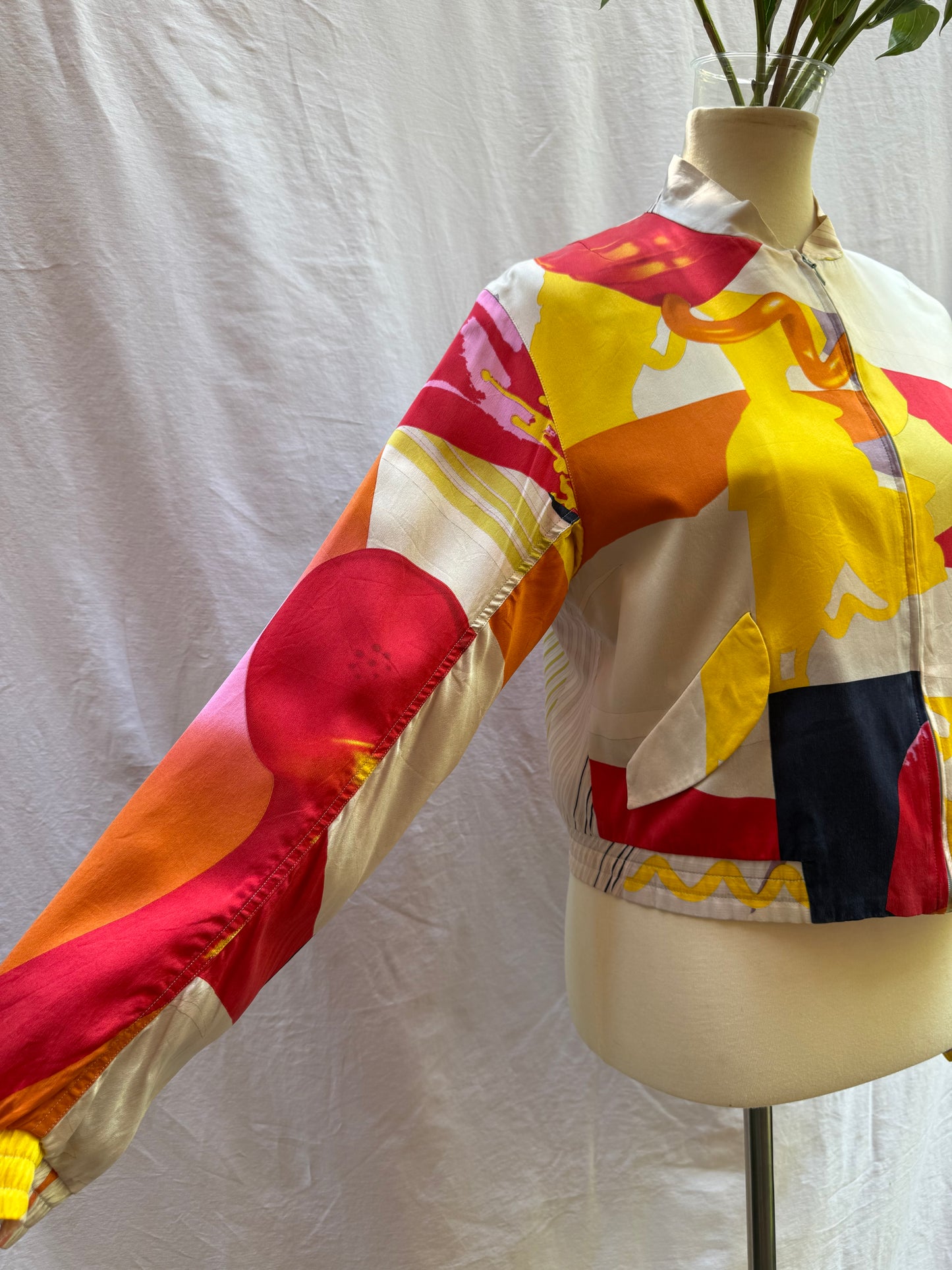 90s Christian Lacroix Bazar Multicolor Bomber