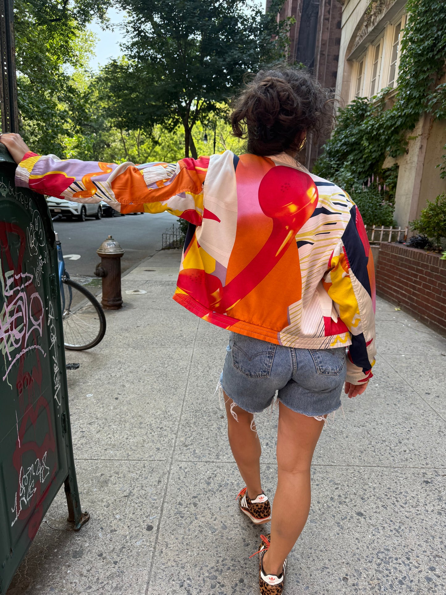 90s Christian Lacroix Bazar Multicolor Bomber