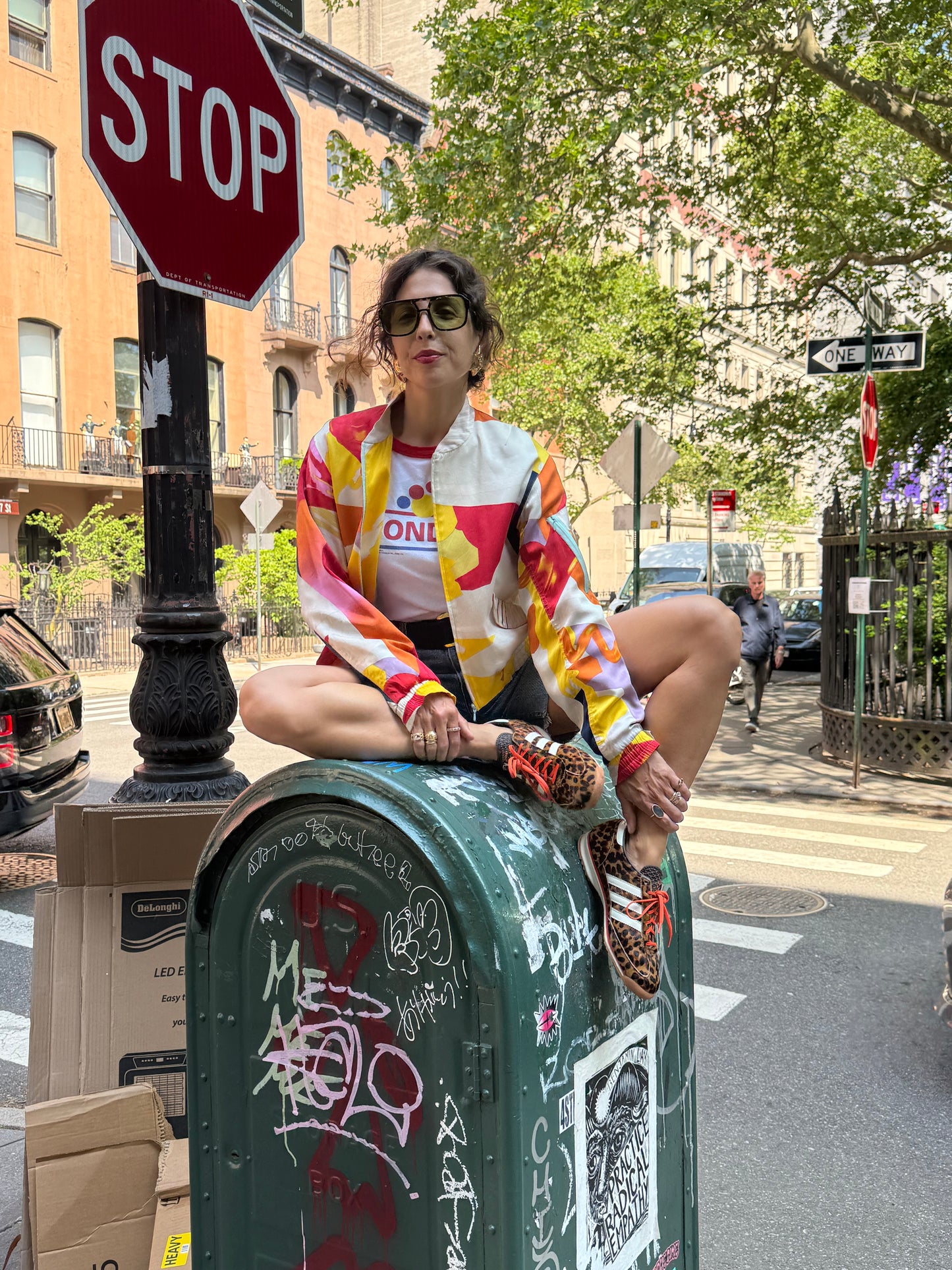 90s Christian Lacroix Bazar Multicolor Bomber