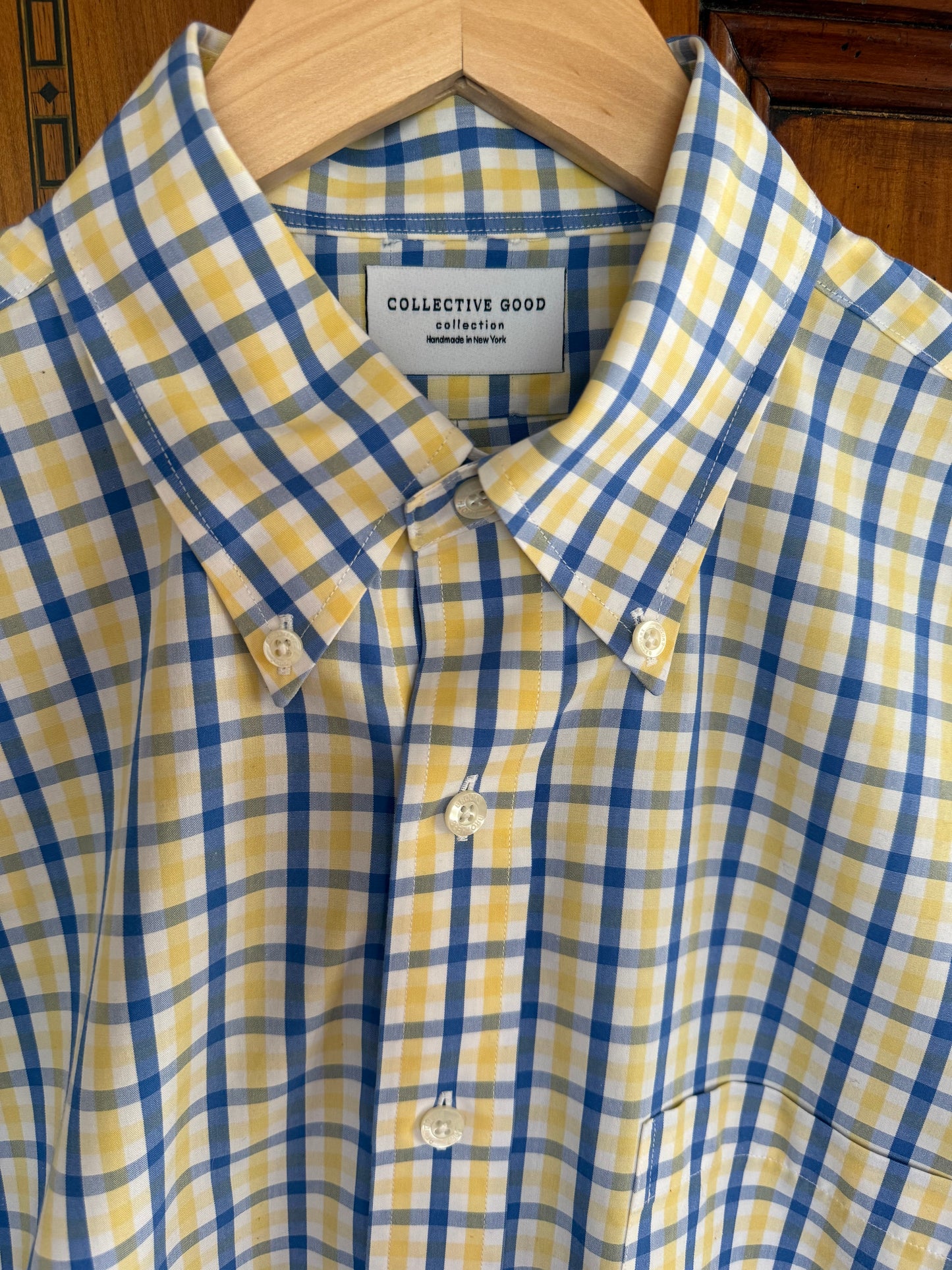 Colette - Yellow Check & Denim