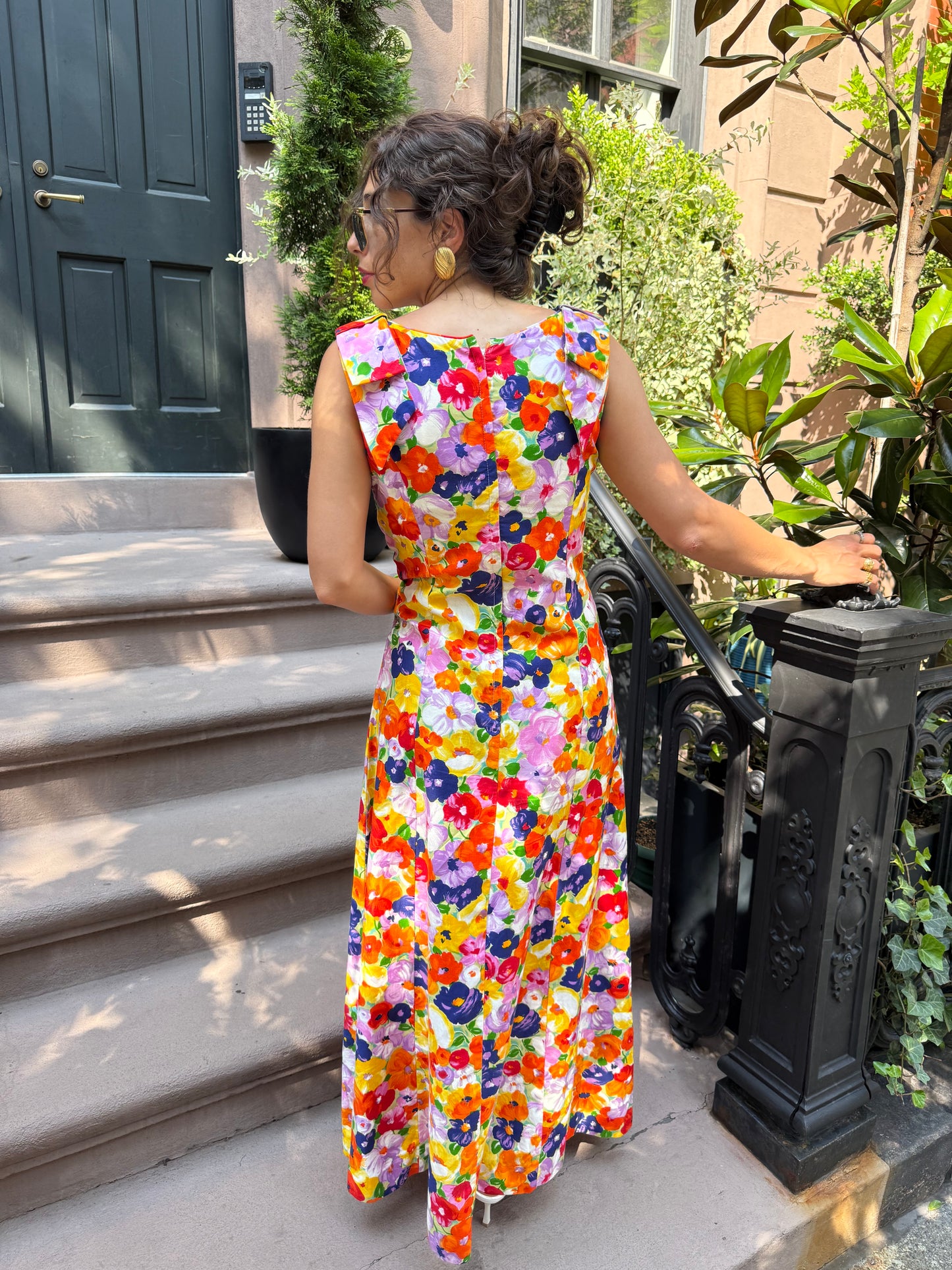 70s Lisa Cobb Saks Fifth Ave Dress, medium