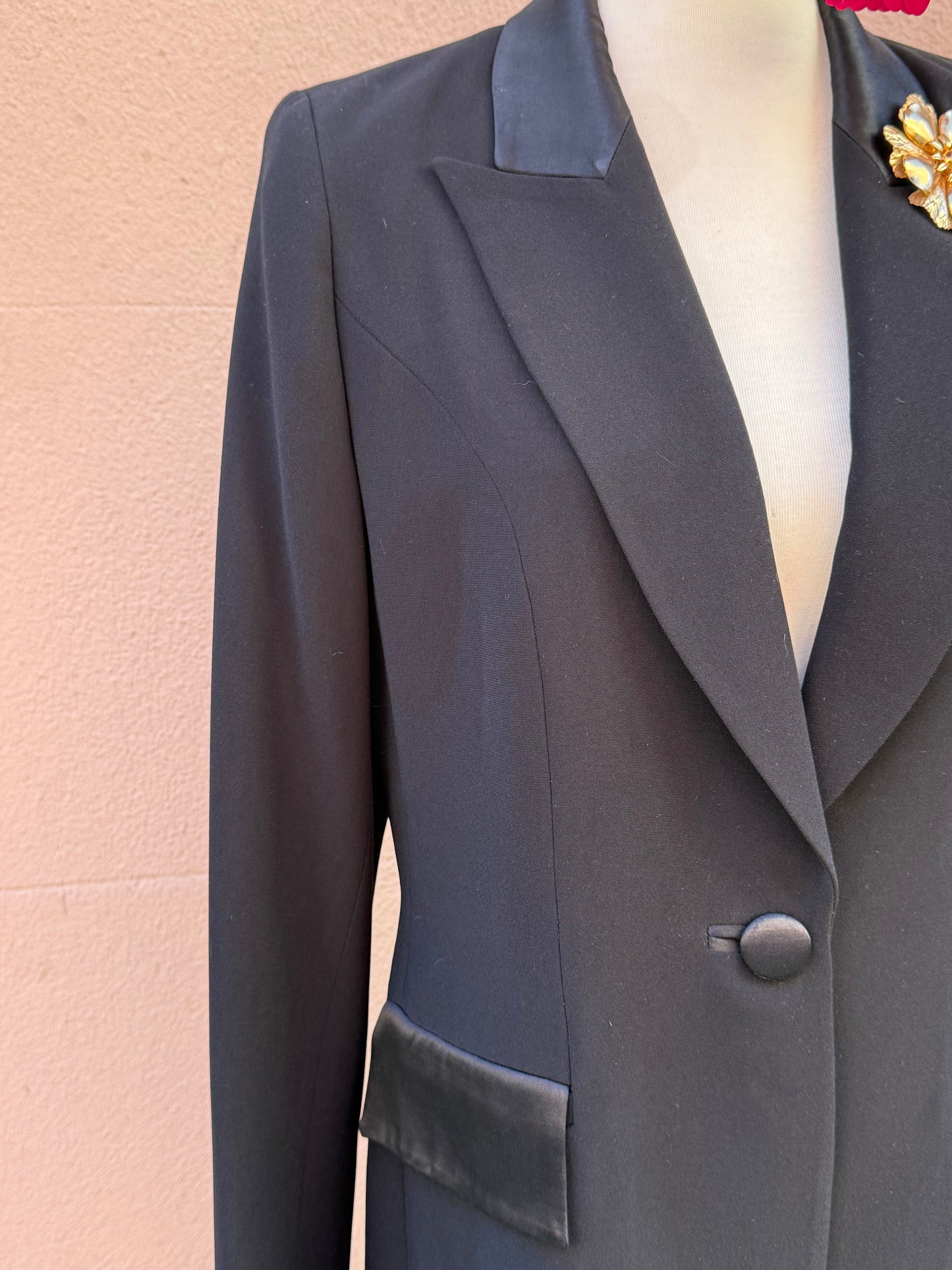 90s French Tuxedo Jacket