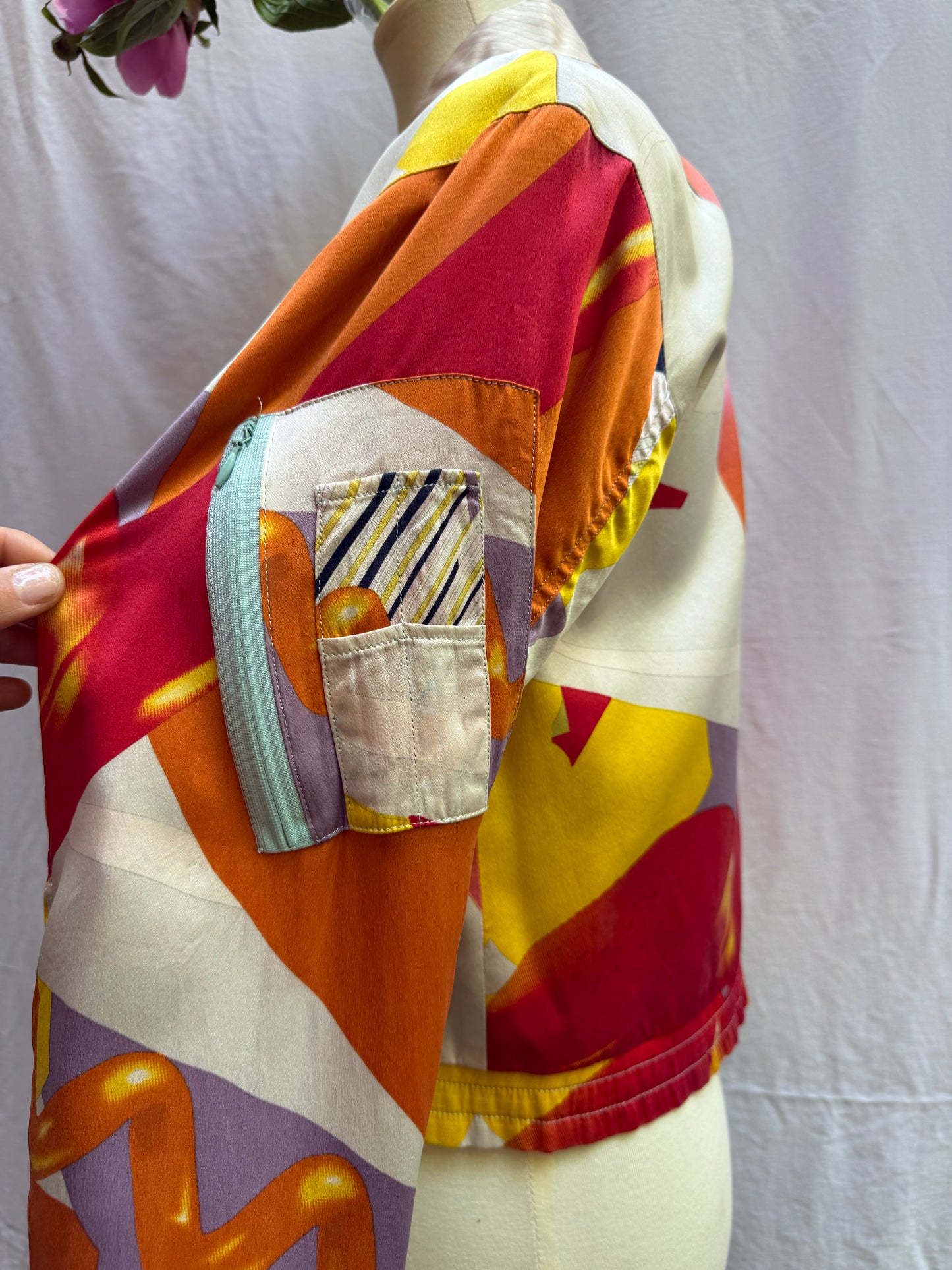 90s Christian Lacroix Bazar Multicolor Bomber