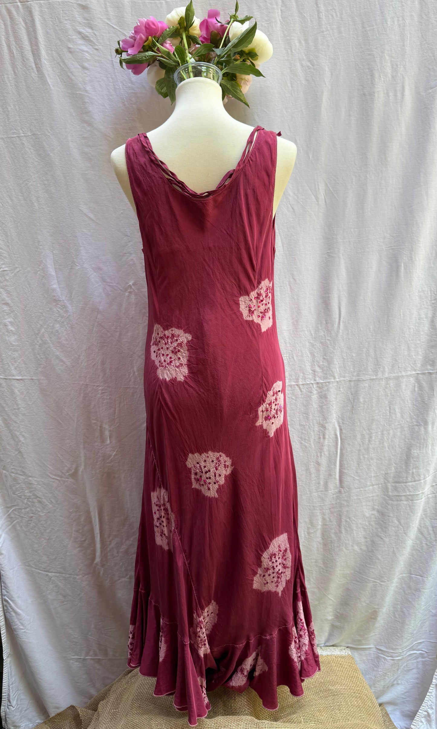 90s Italian Silk Maxi, large