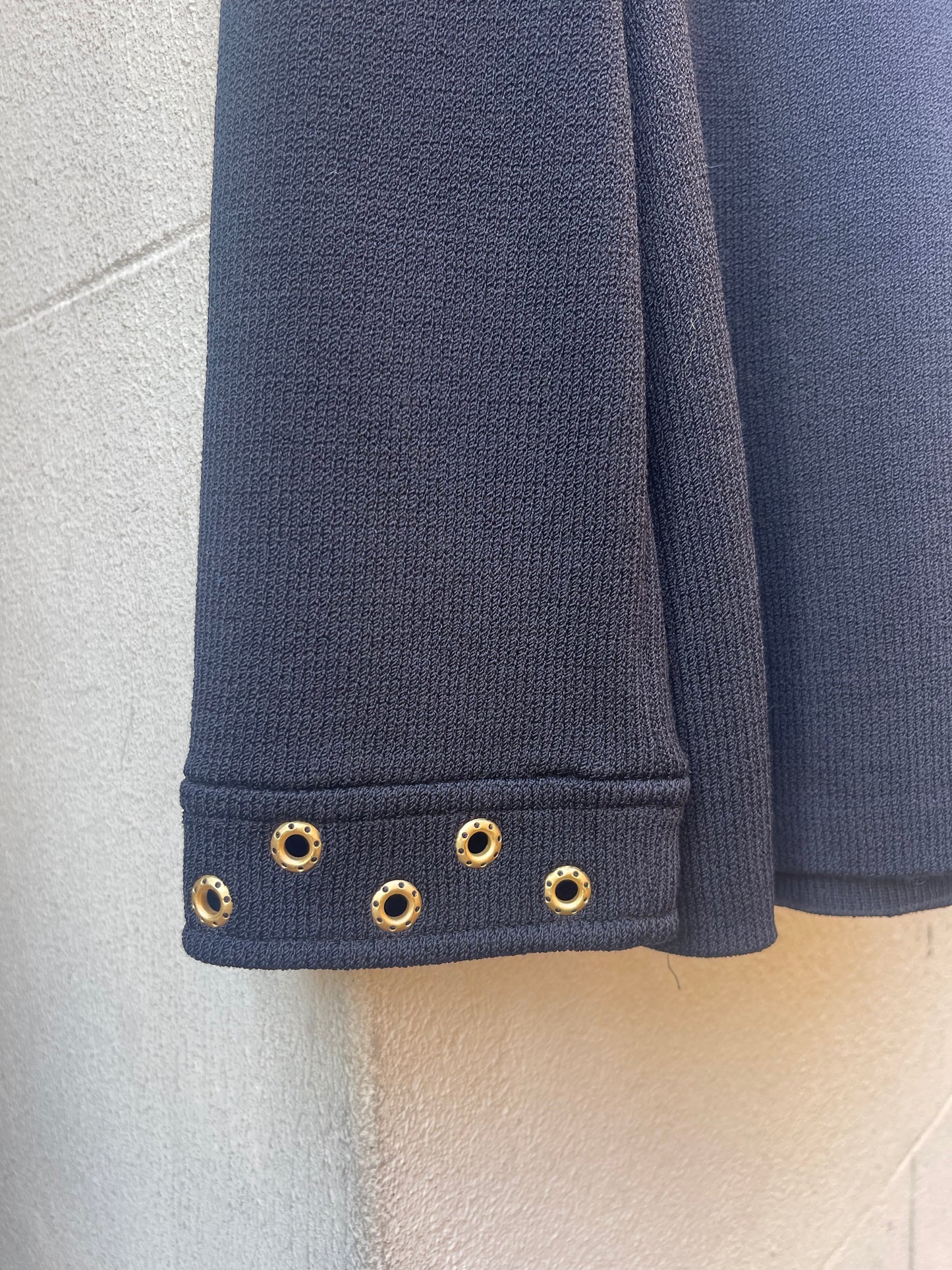 St. John Deep Navy Knit Cardigan