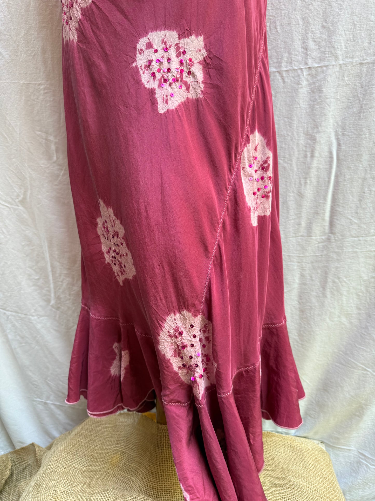 90s Italian Silk Maxi, large