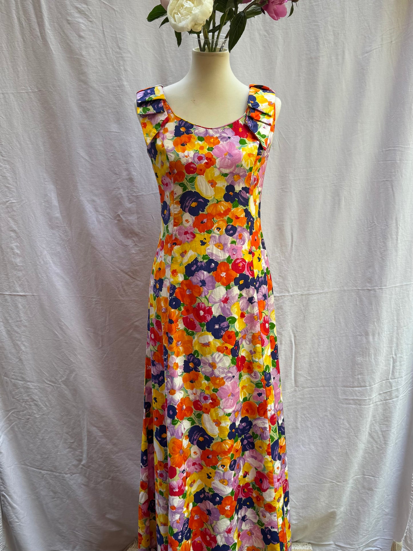 70s Lisa Cobb Saks Fifth Ave Dress, medium