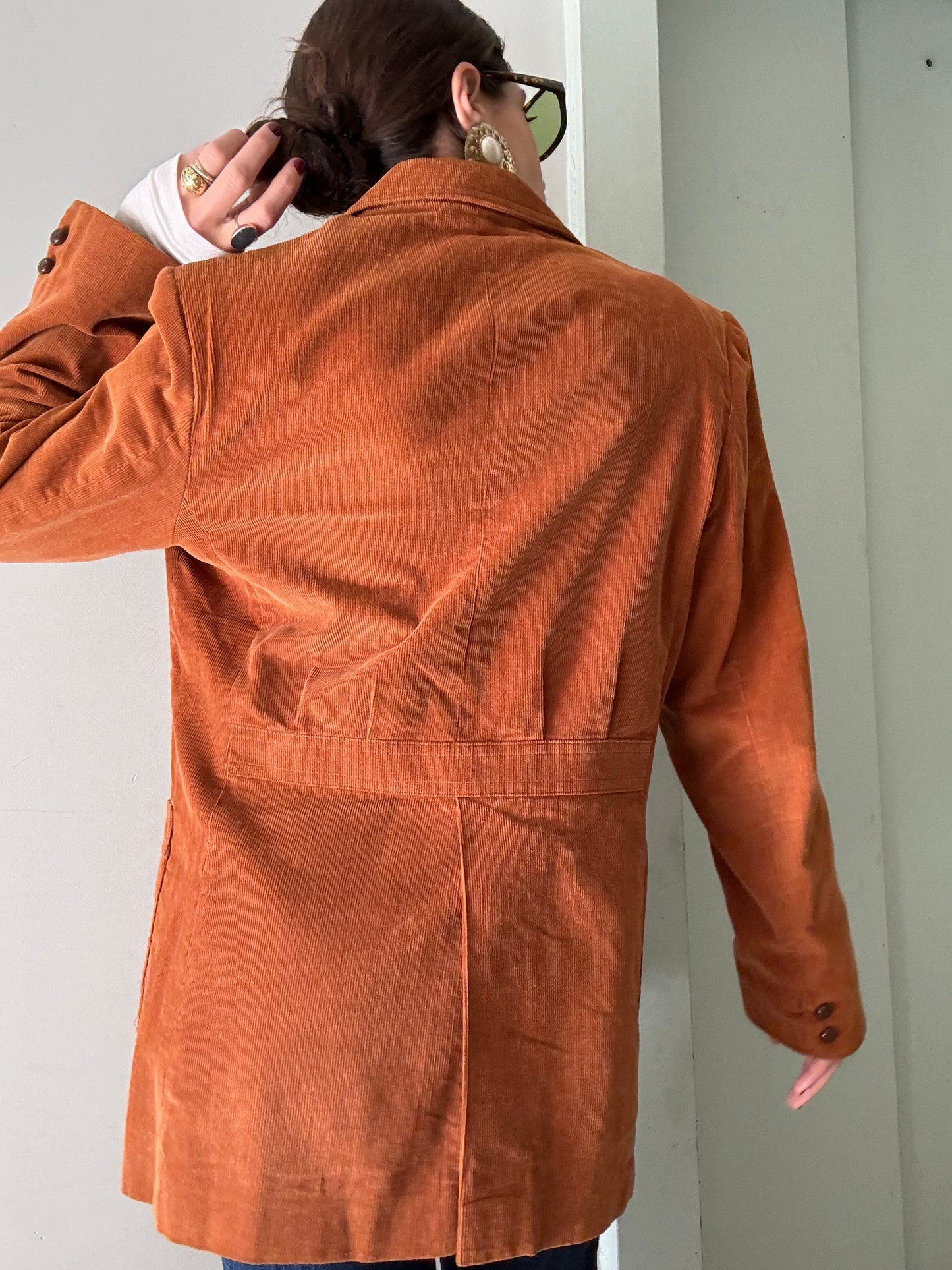 70s Butterscotch Courduroy Blazer
