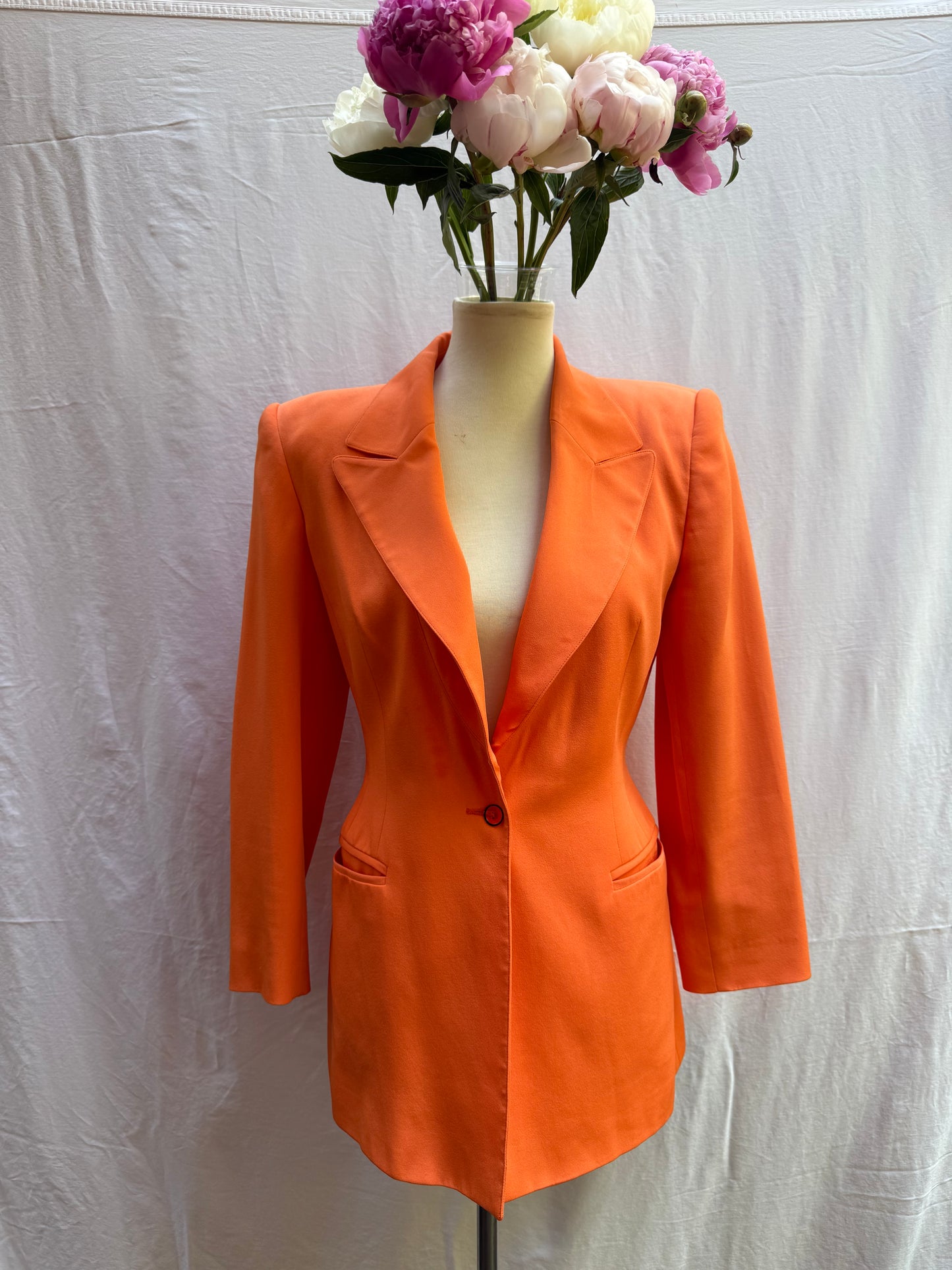 90s Claude Montana Orange Blazer