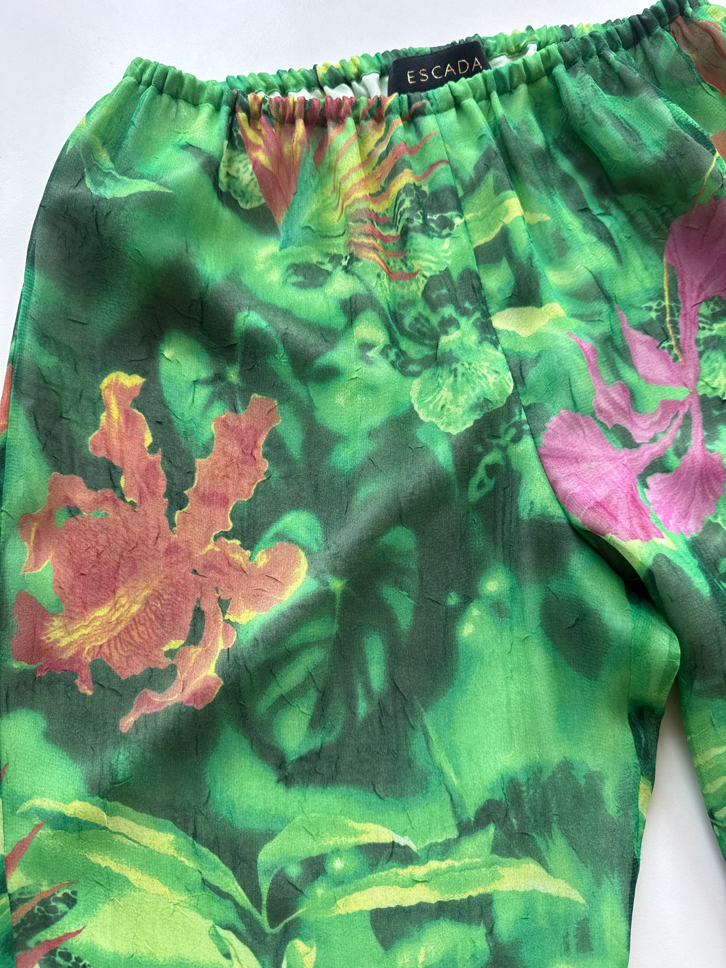 Escada Summer Tropical Print Pant