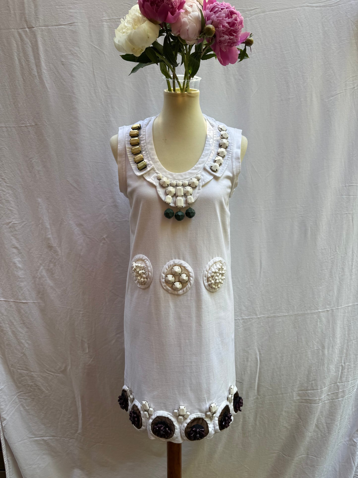 2003 Spring Summer Prada Runway Dress w Beads