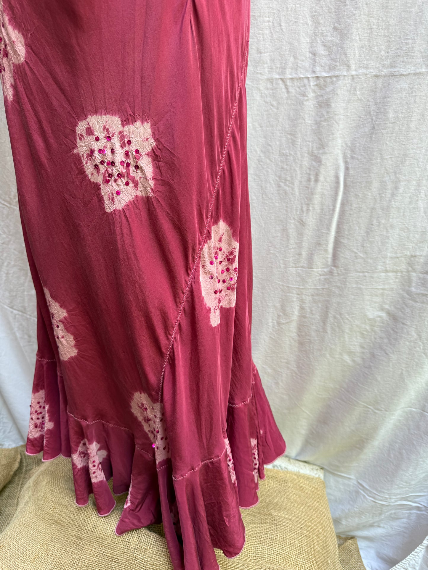 90s Italian Silk Maxi, large