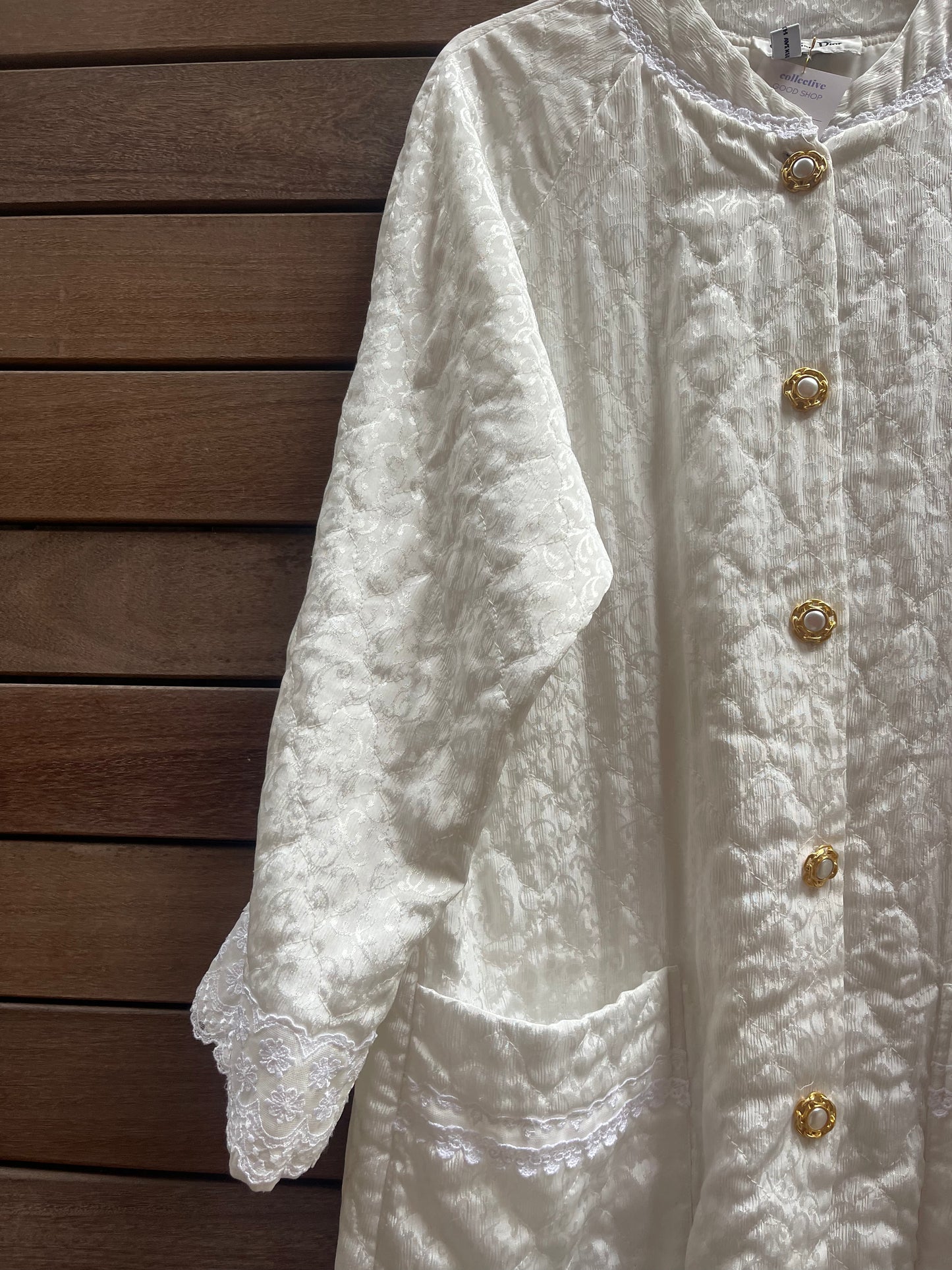 Reworked Vintage Christian Dior House Coat