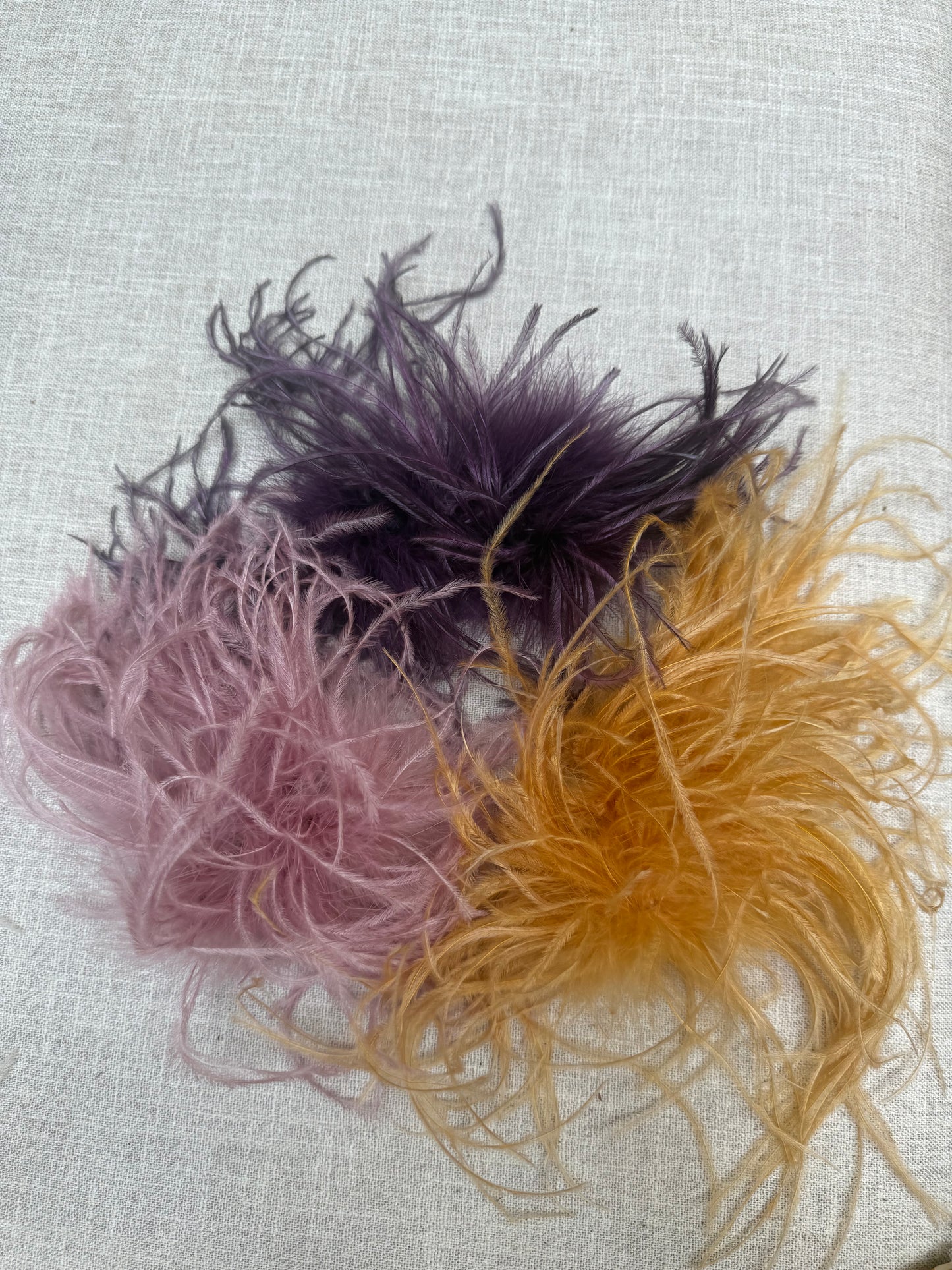 Handmade Ostrich Feather Pins