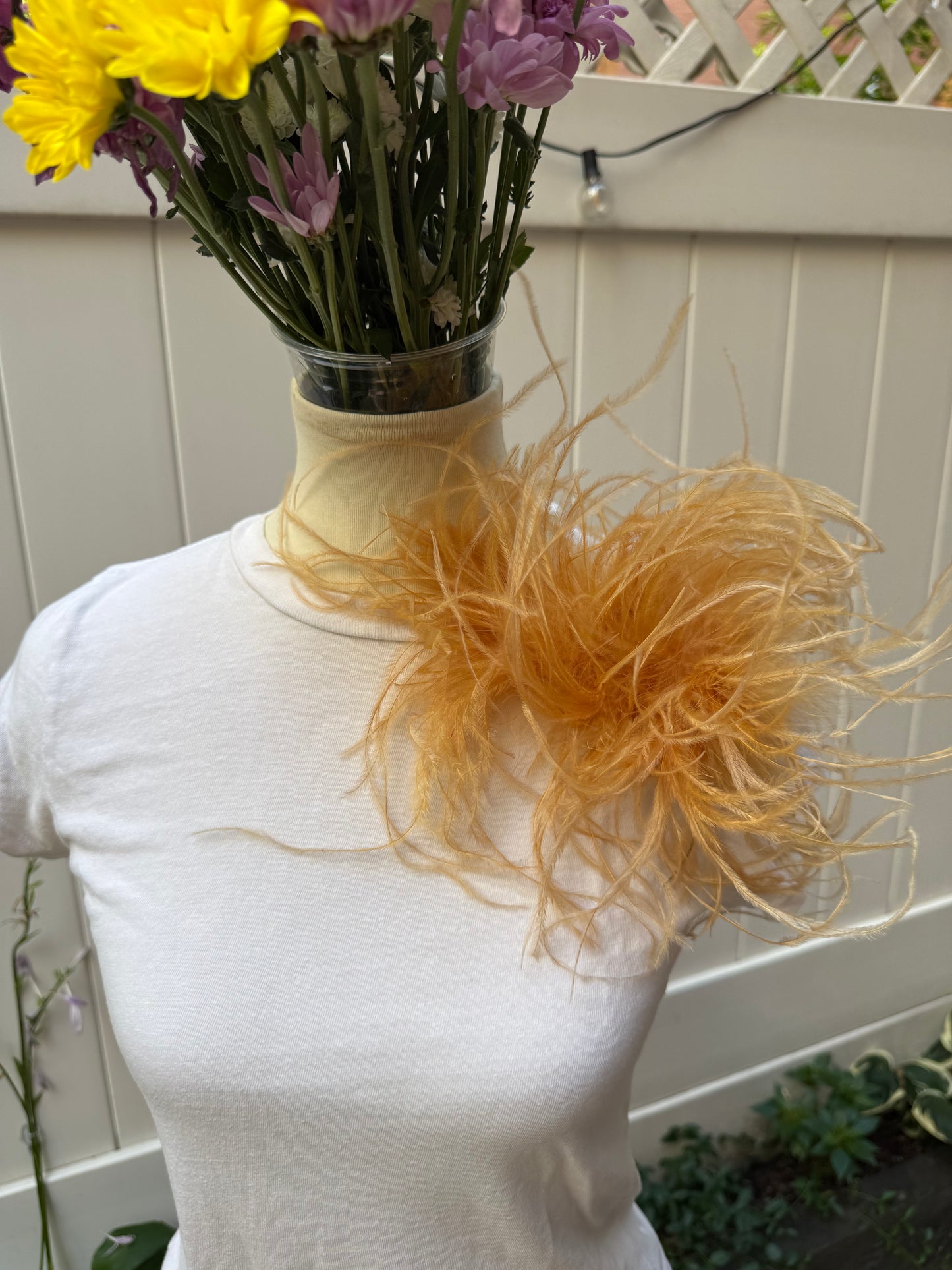 Handmade Ostrich Feather Pins