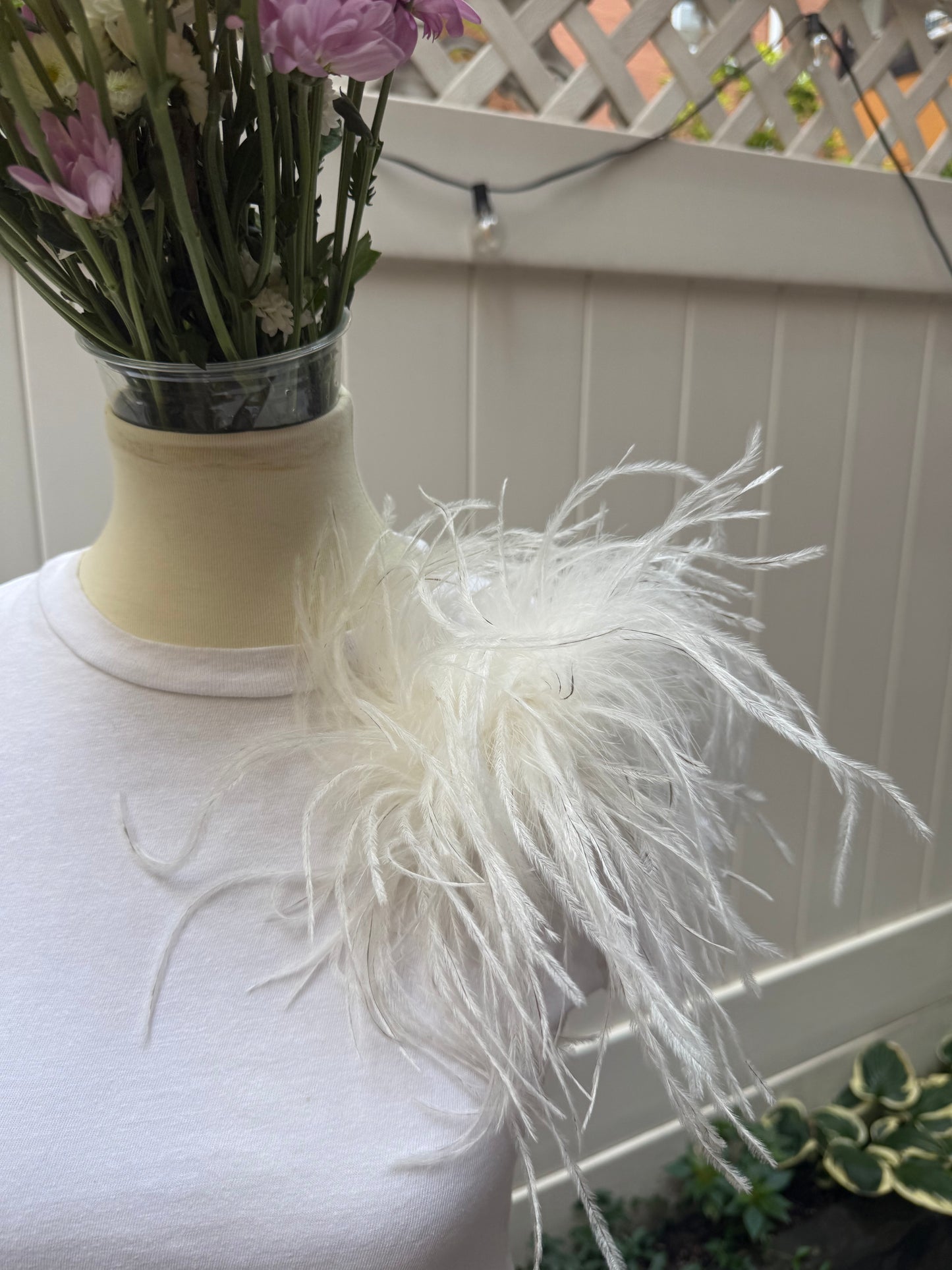 Handmade Ostrich Feather Pins