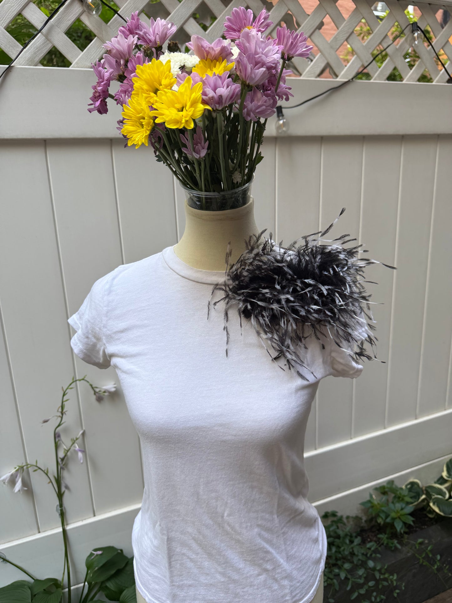 Handmade Ostrich Feather Pins