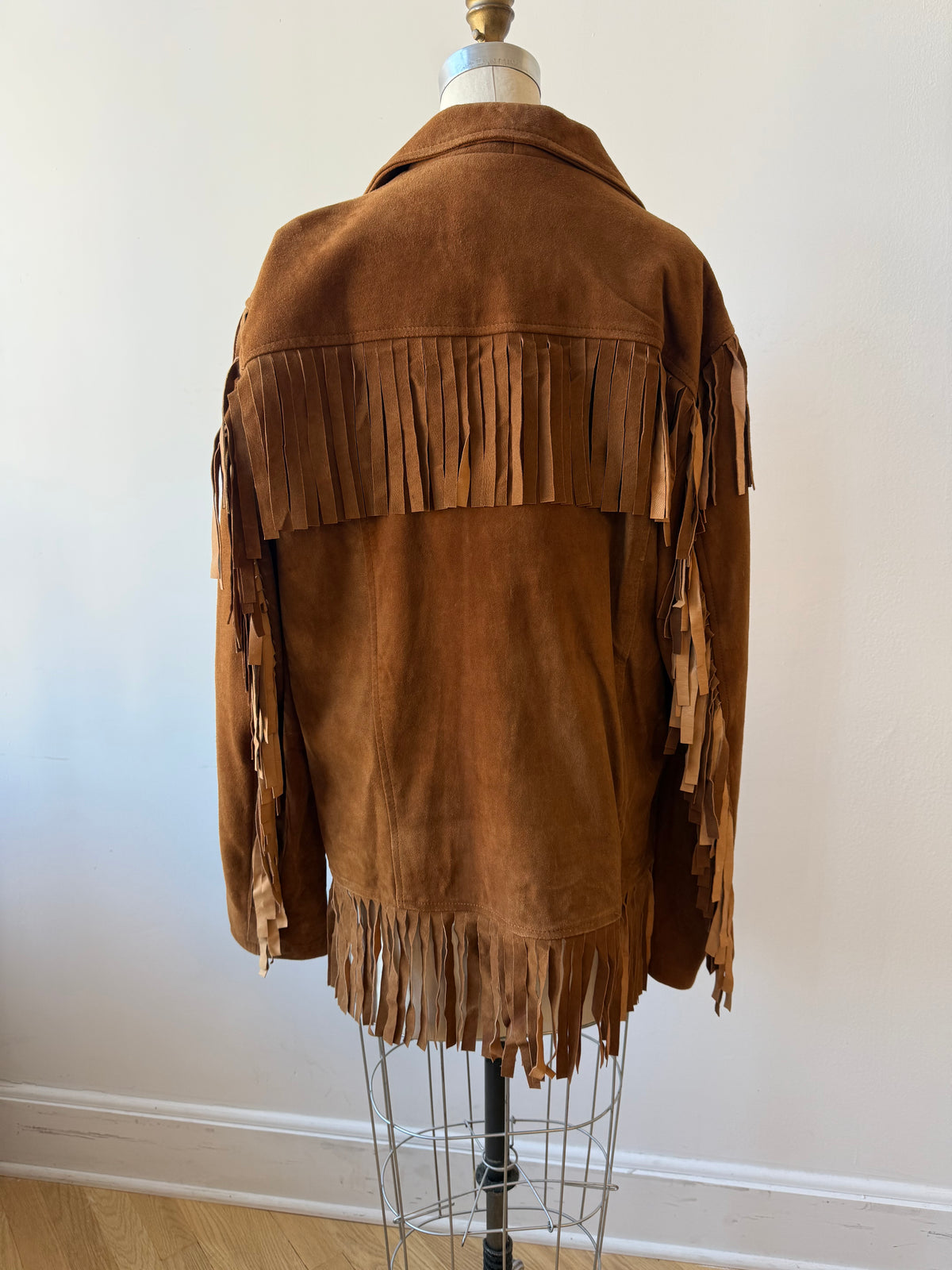 Vintage Suede Fringe Jacket