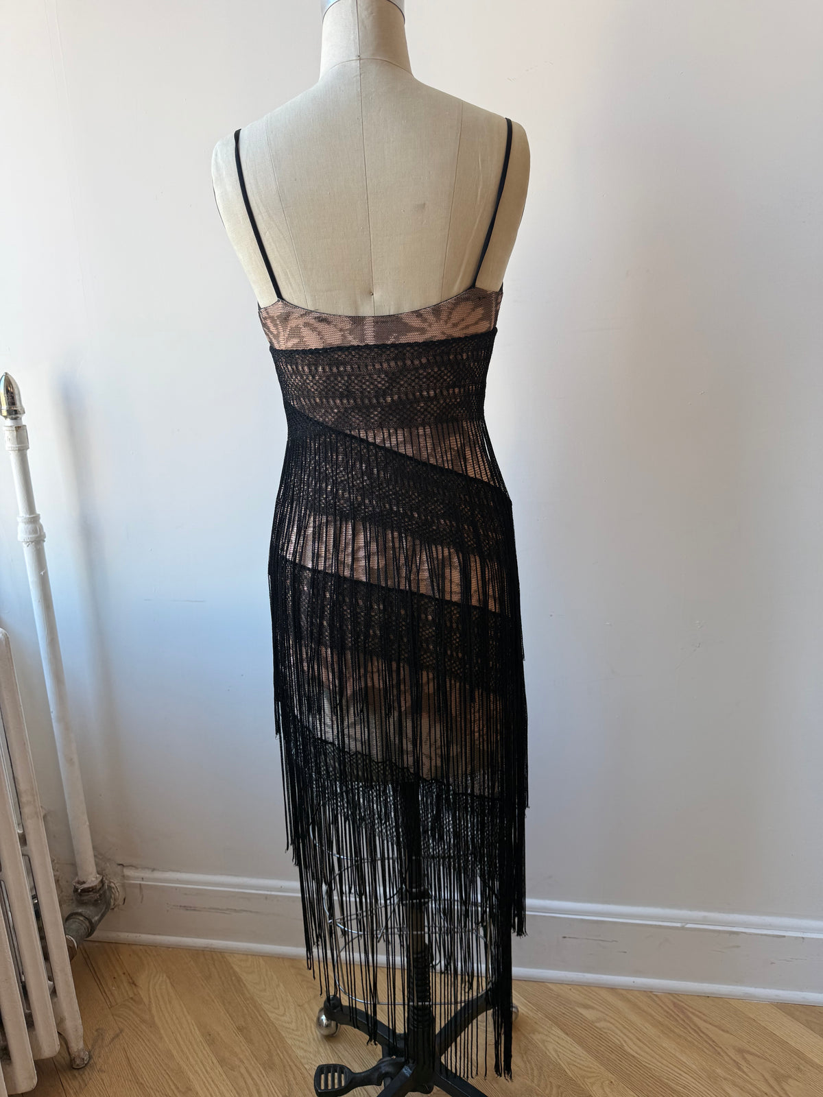 00s Missoni Fringe Asymmetrical Dress