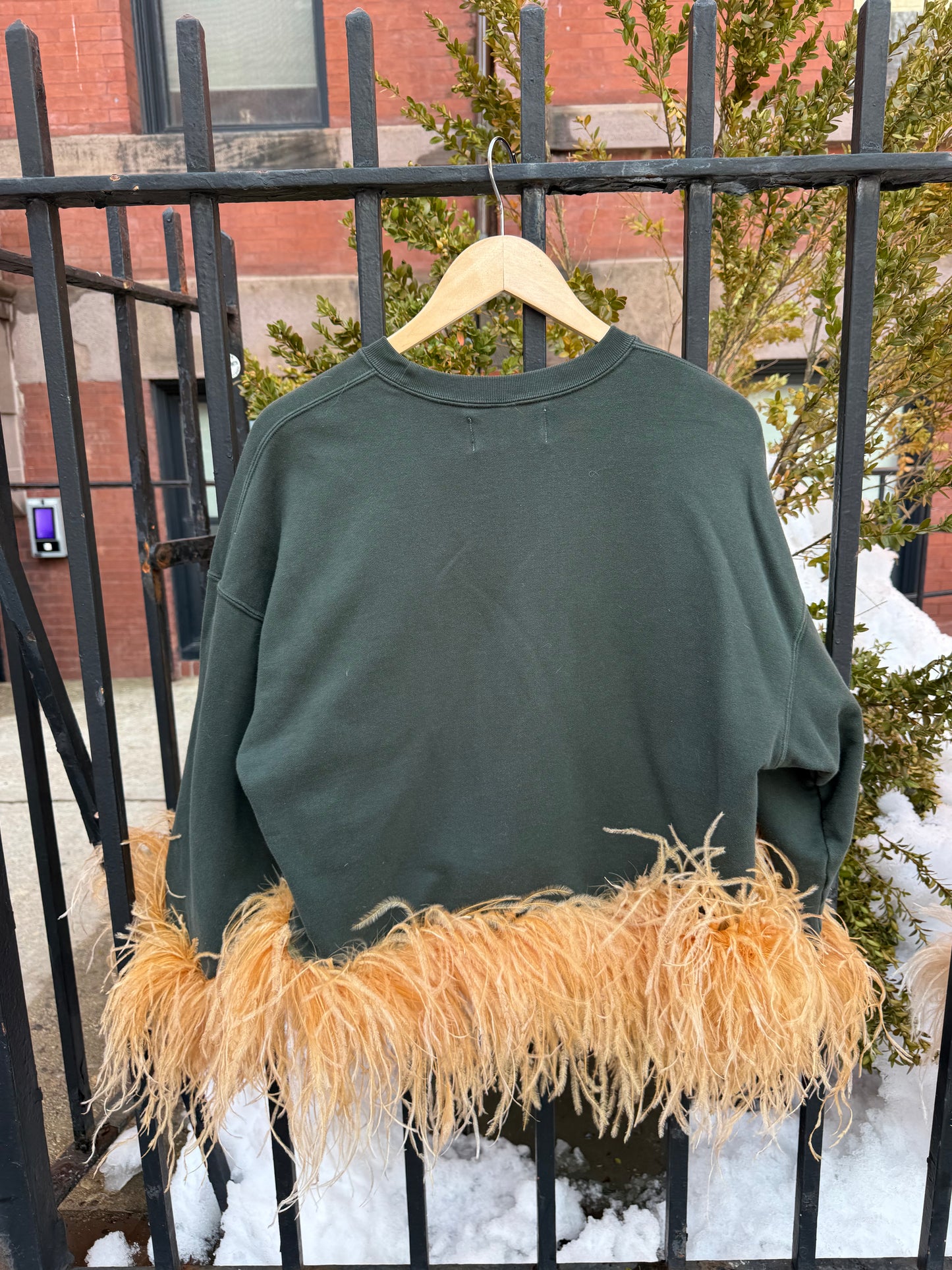 The Coco Feather Sweatshirt - Hunter & Golden Hour