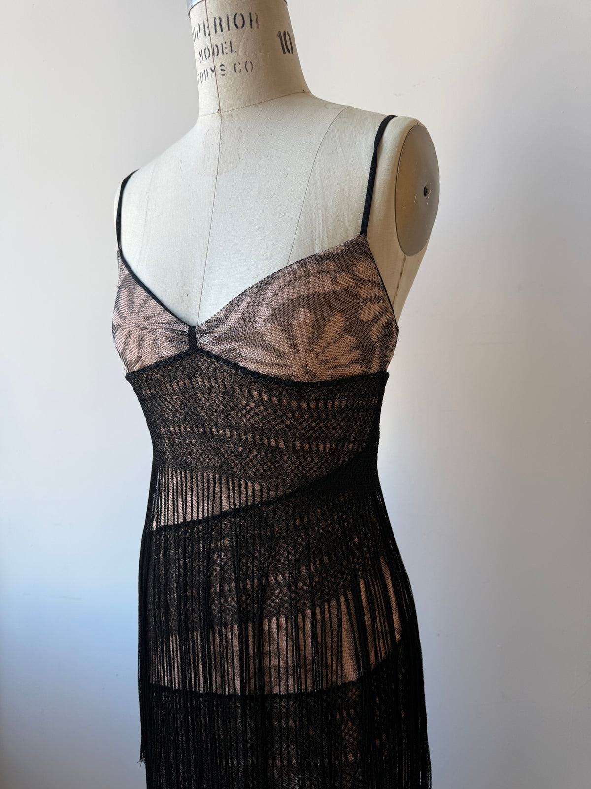 00s Missoni Fringe Asymmetrical Dress