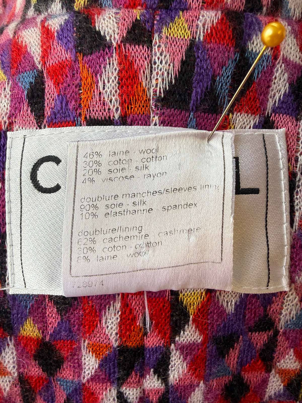 Fall/Winter 2004 Chanel Archival Runway Fantasy Tweed Blazer