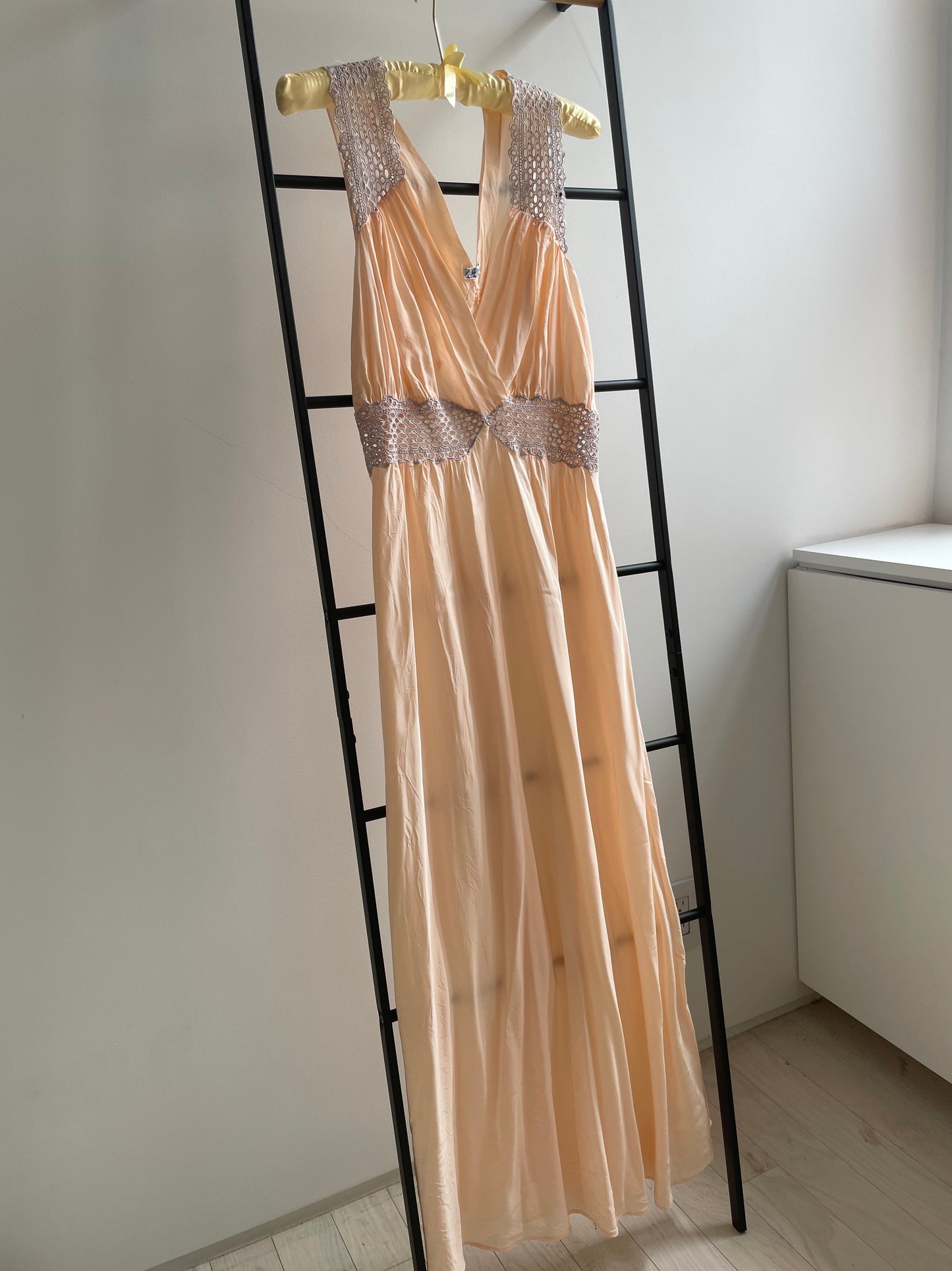 30s/40s Radelle Crepe Slip Dress