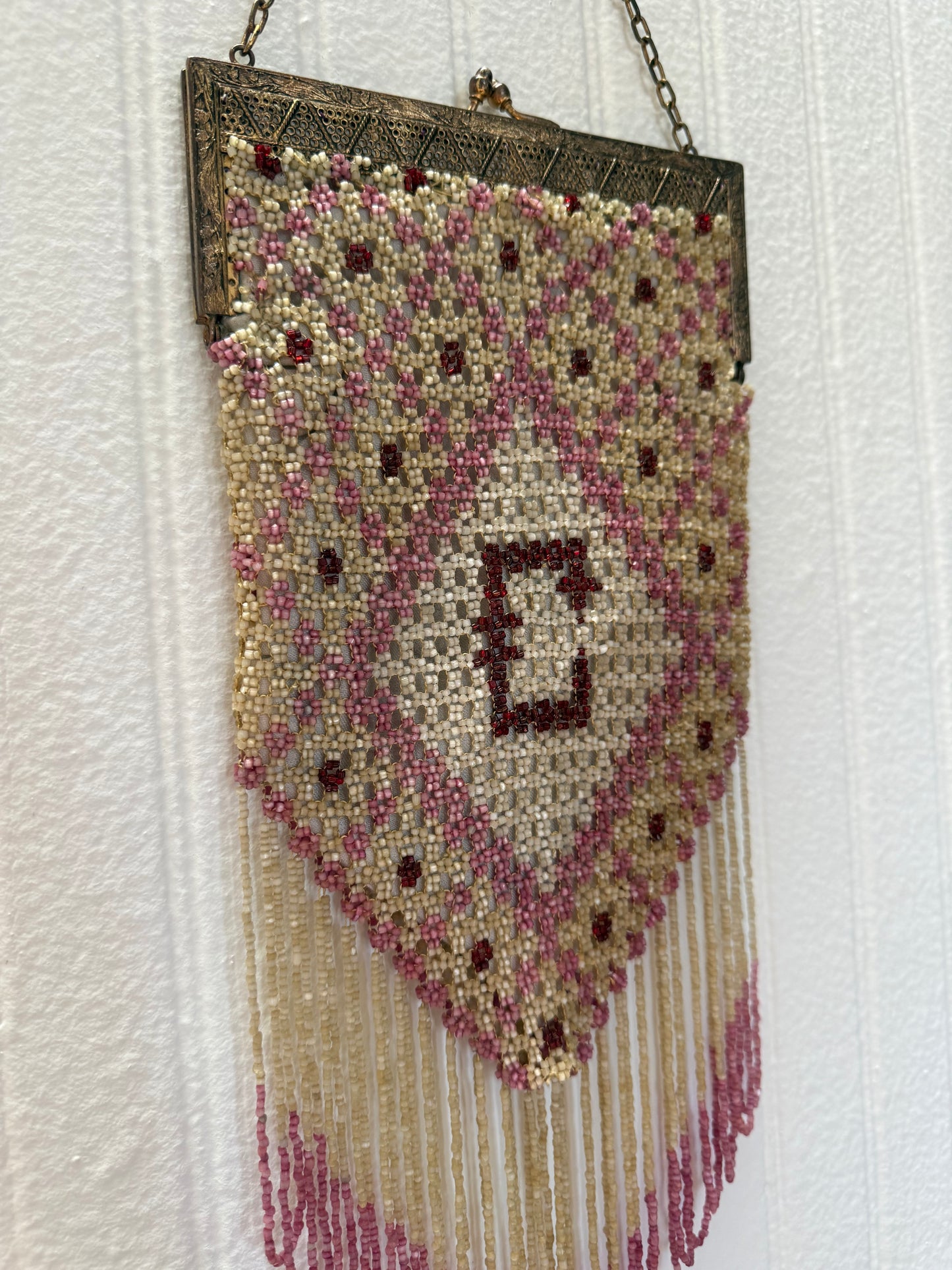 Antique "C" Beaded Bag