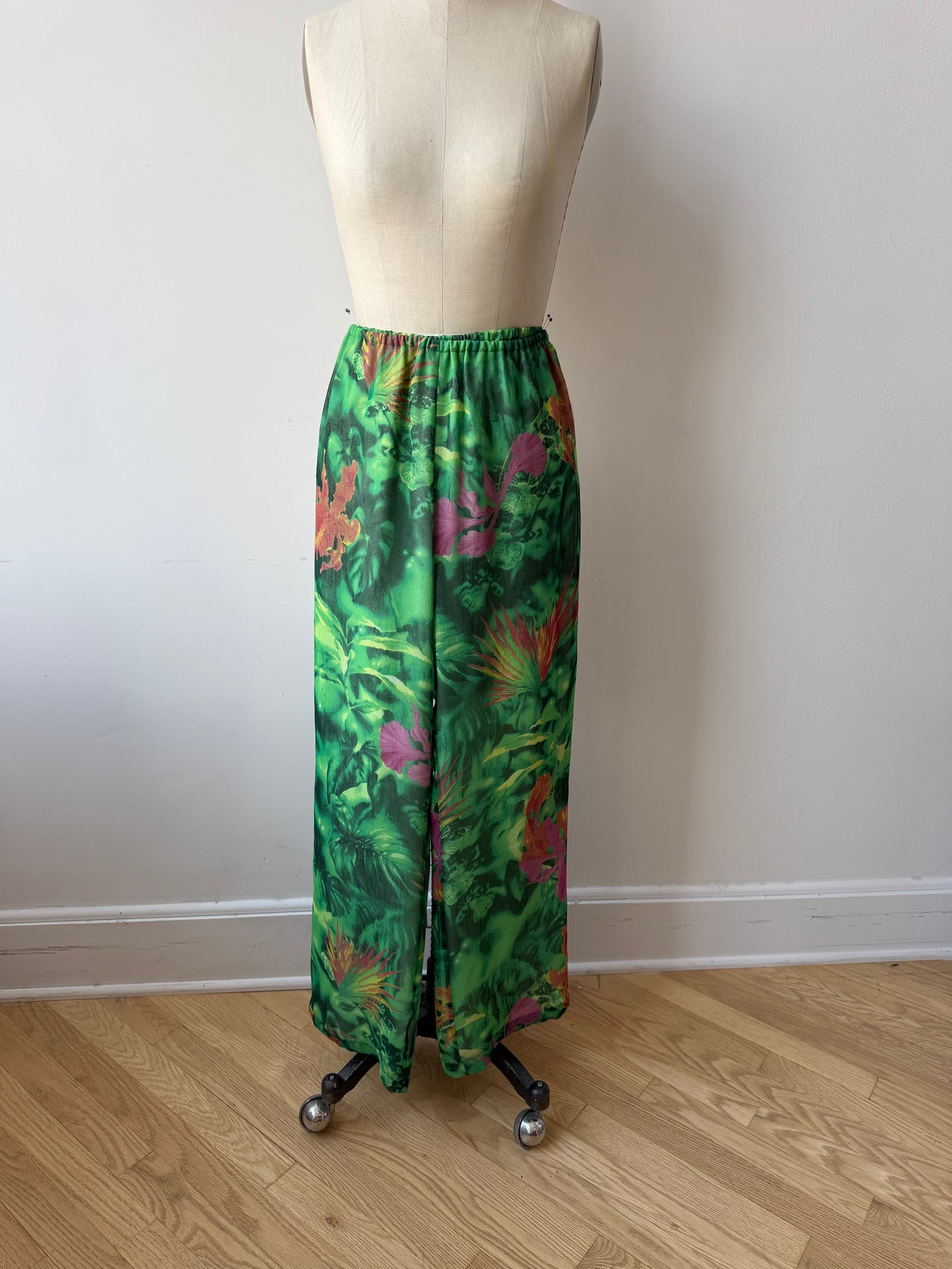 Escada Summer Tropical Print Pant