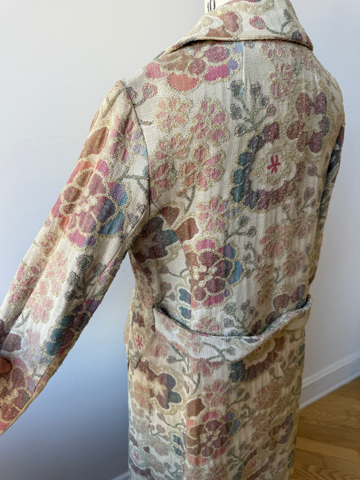 1960s Union Made Tapestry Style Brocade Coat