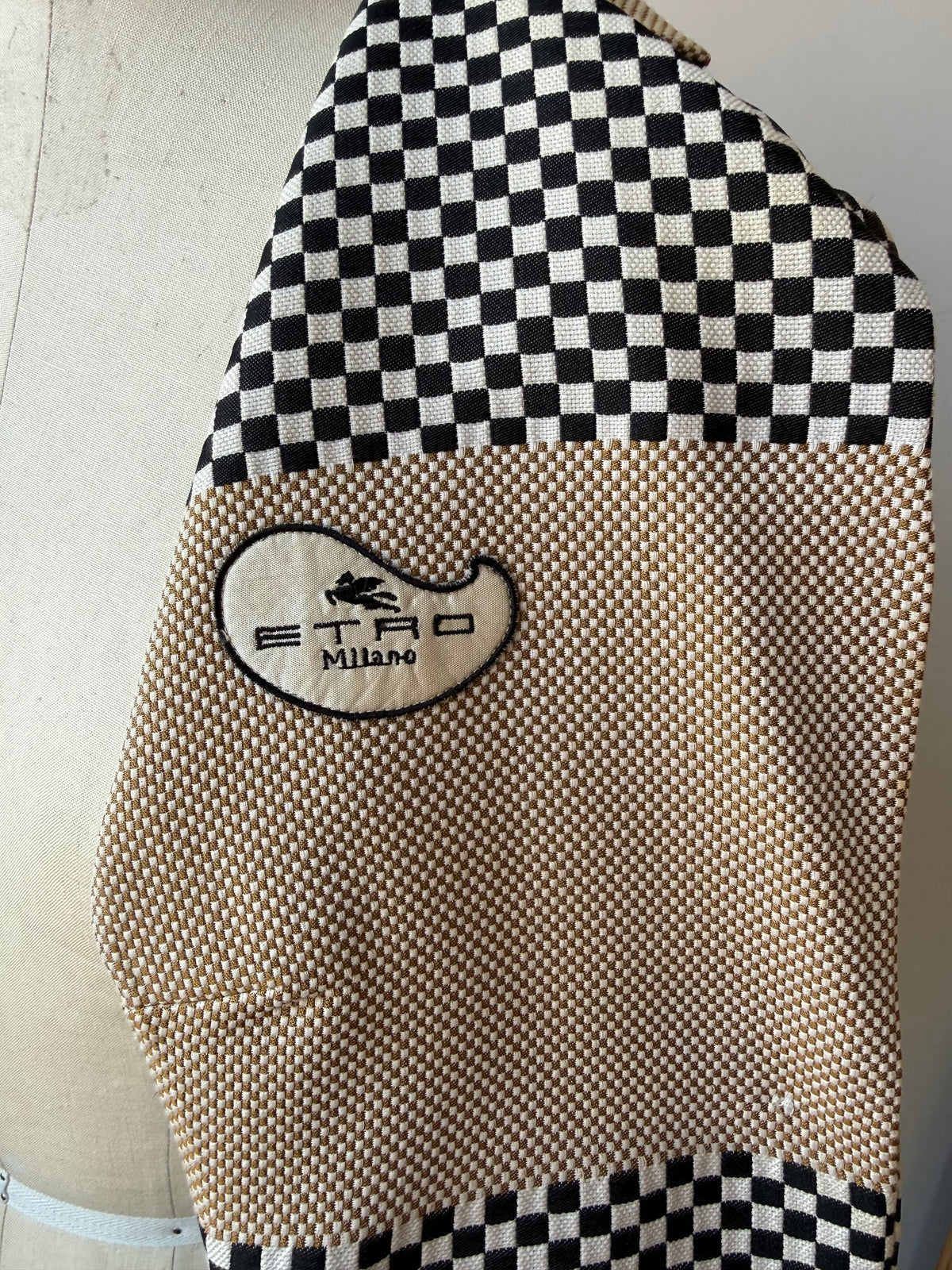 Etro Knit Racing Blazer