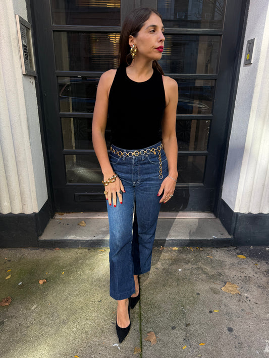 80s/90s Black Velvet Tank/Shell