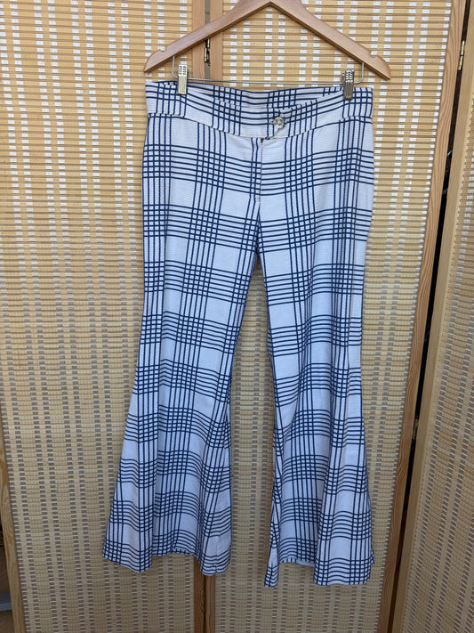 1970s Plaid Bell Bottoms