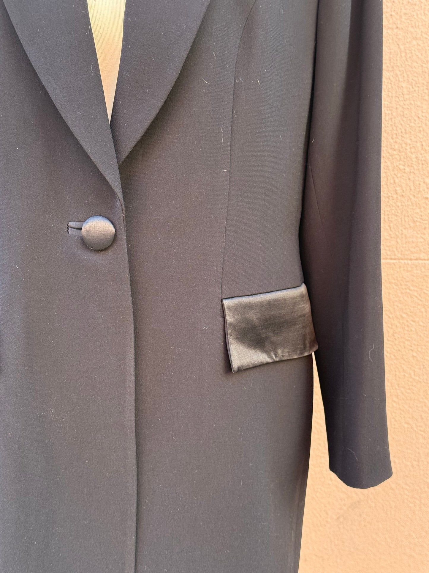 90s French Tuxedo Jacket