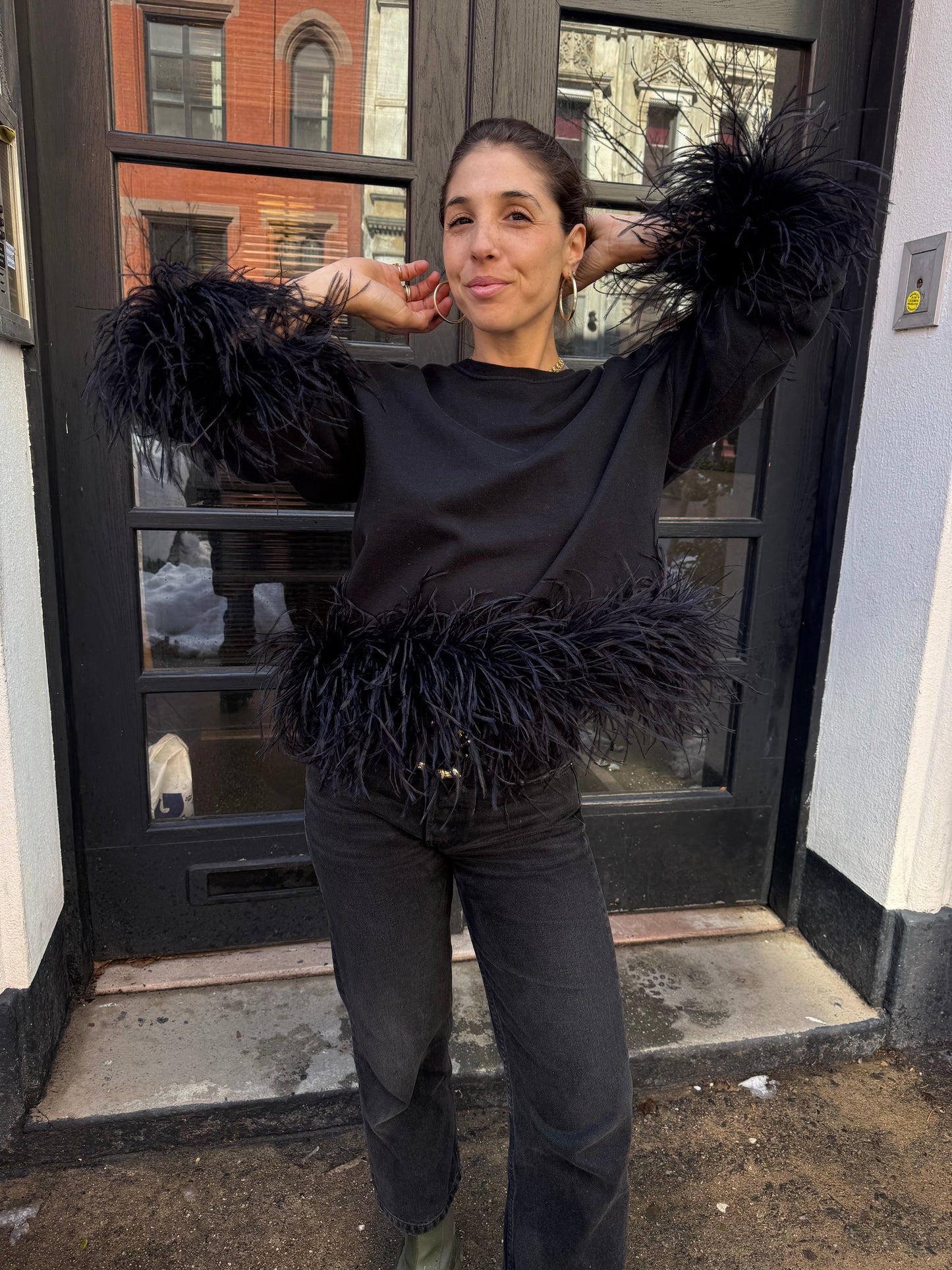 The Coco Sweatshirt - black & black