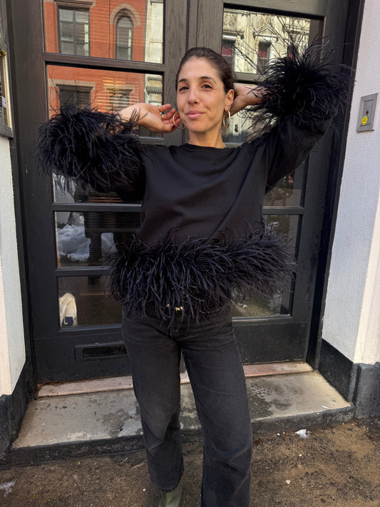 The Coco Sweatshirt - black & black