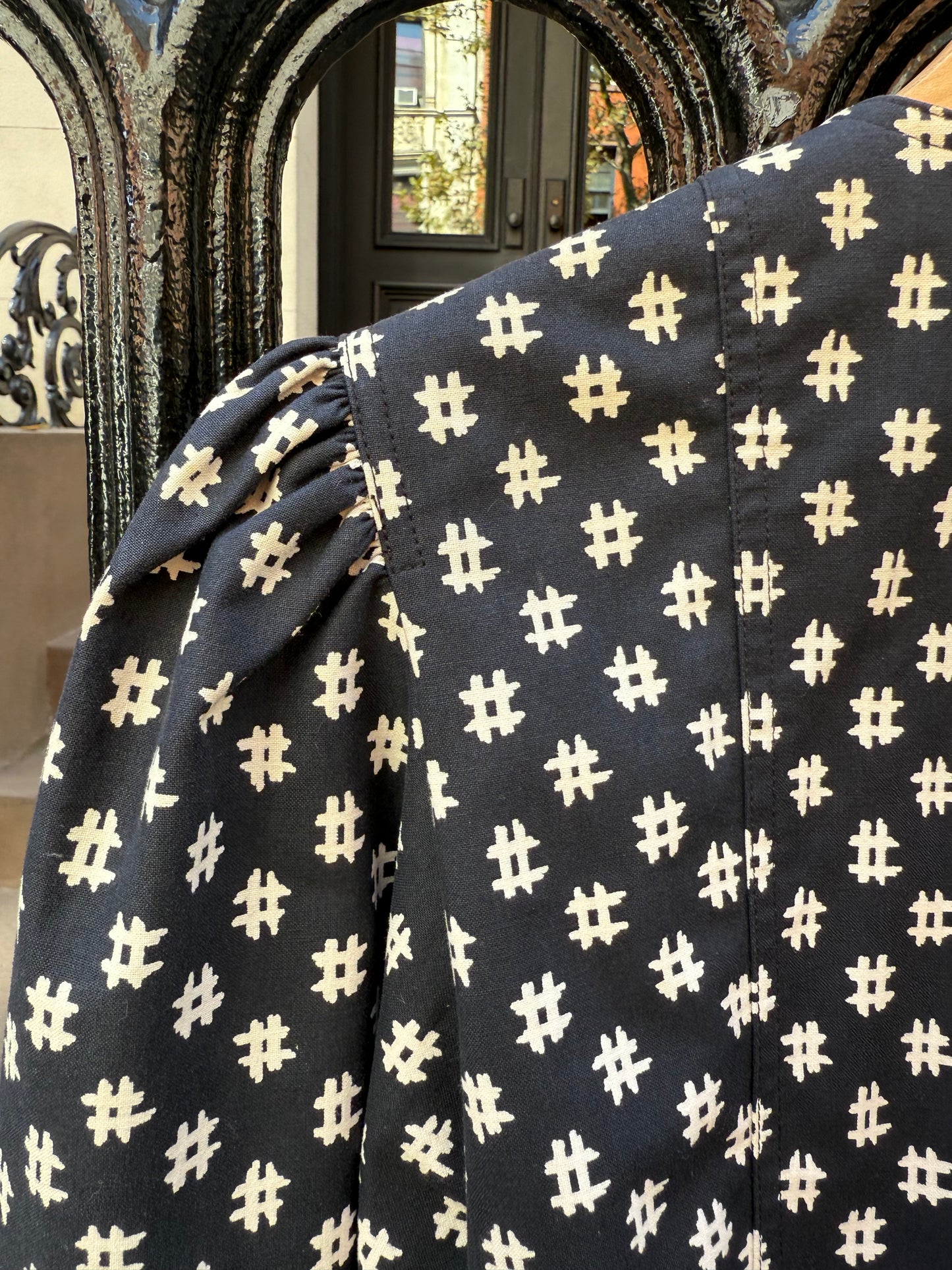 90s Guy Laroche black Puff Sleeve Jacket