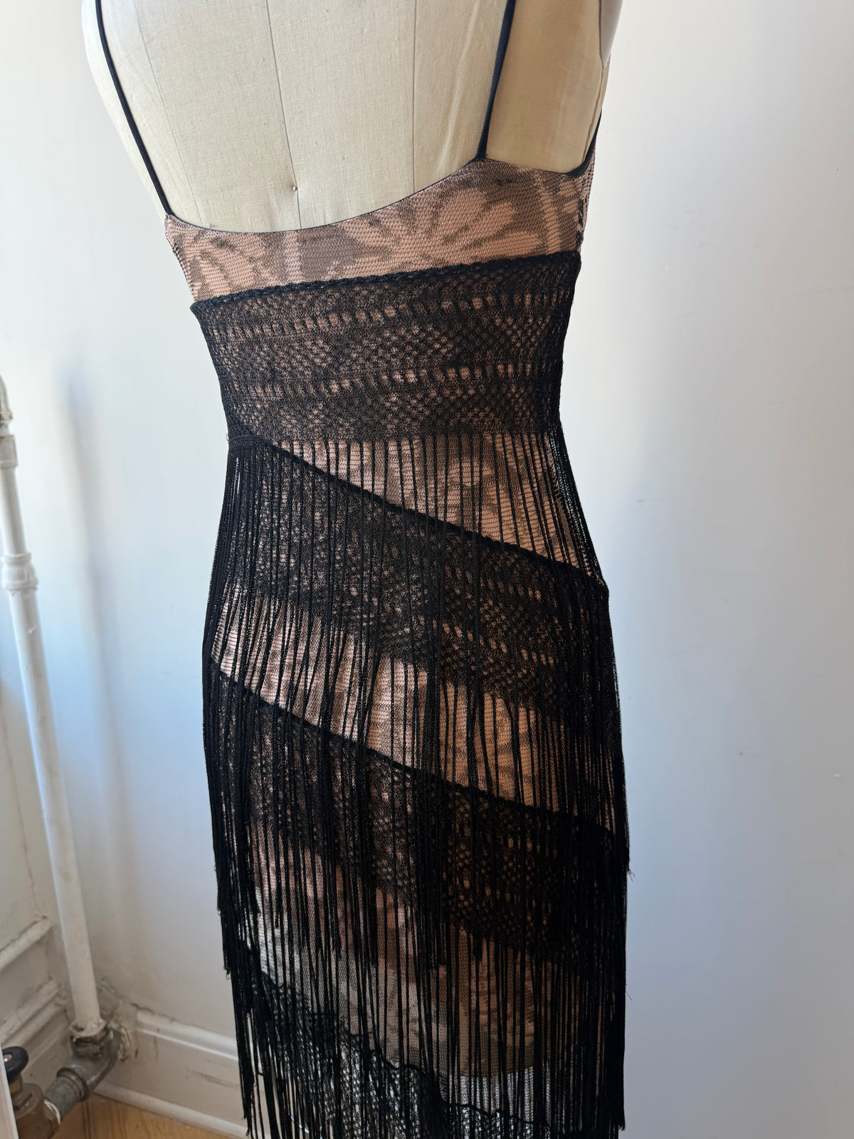 00s Missoni Fringe Asymmetrical Dress