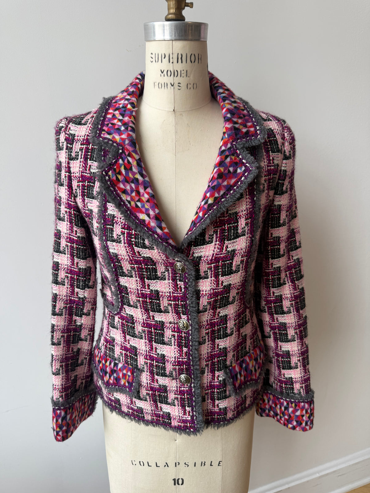 Fall/Winter 2004 Chanel Archival Runway Fantasy Tweed Blazer