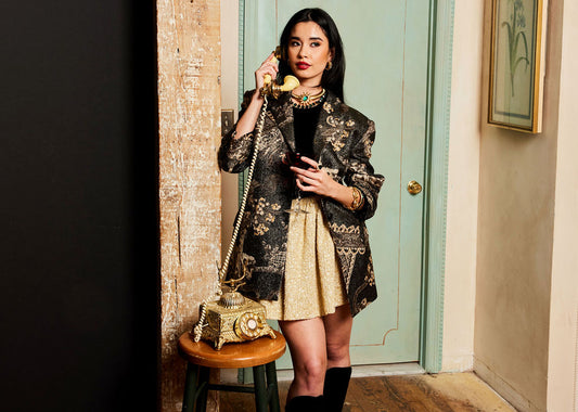 Vintage Miu Miu Gold Party skirt