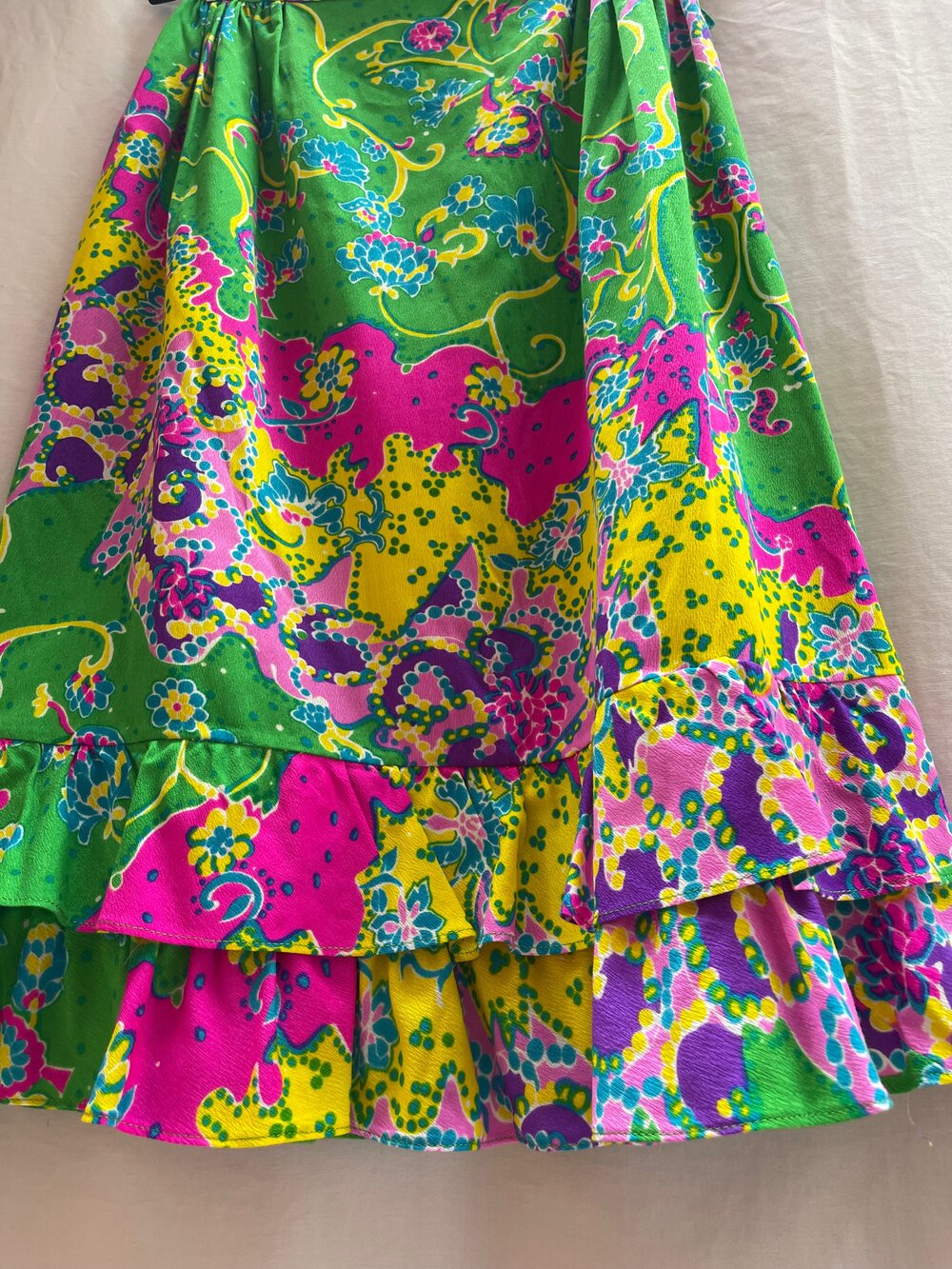 60s reworked skirt set, medium 27"