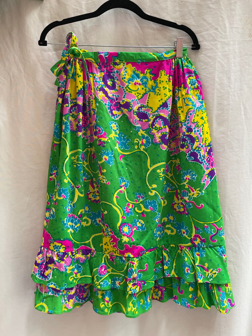 60s reworked skirt set, medium 27"